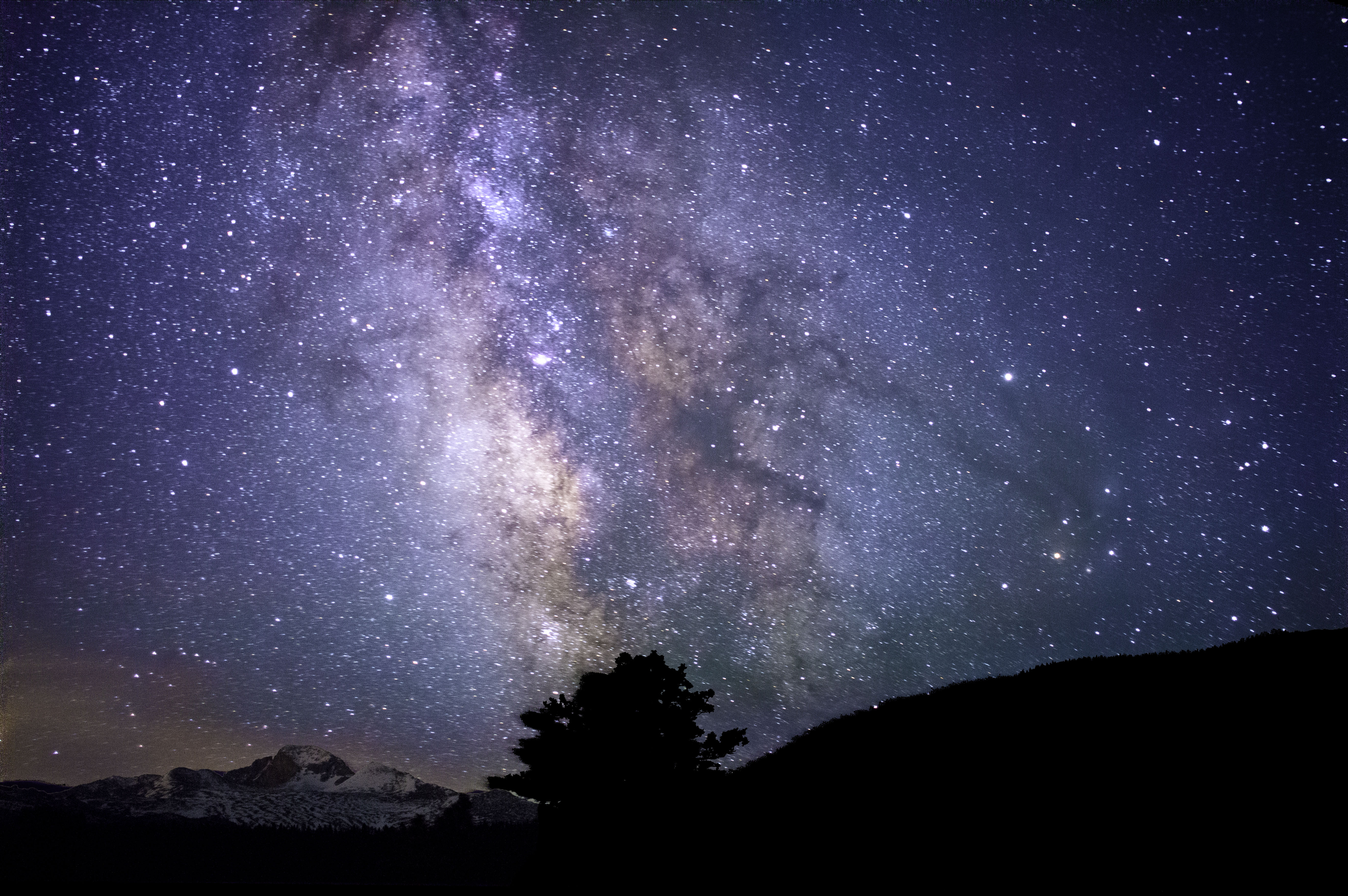 Milky Way Nature Night Sky Starry Sky Stars 5285x3513