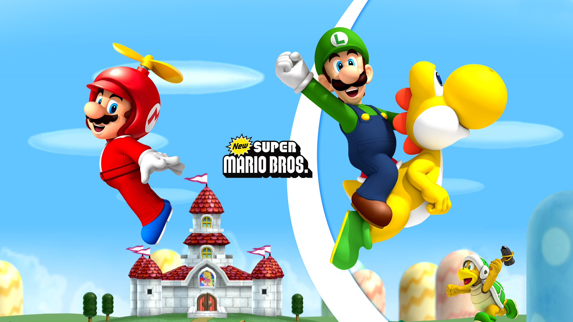 Video Game New Super Mario Bros Wii 1920x1080