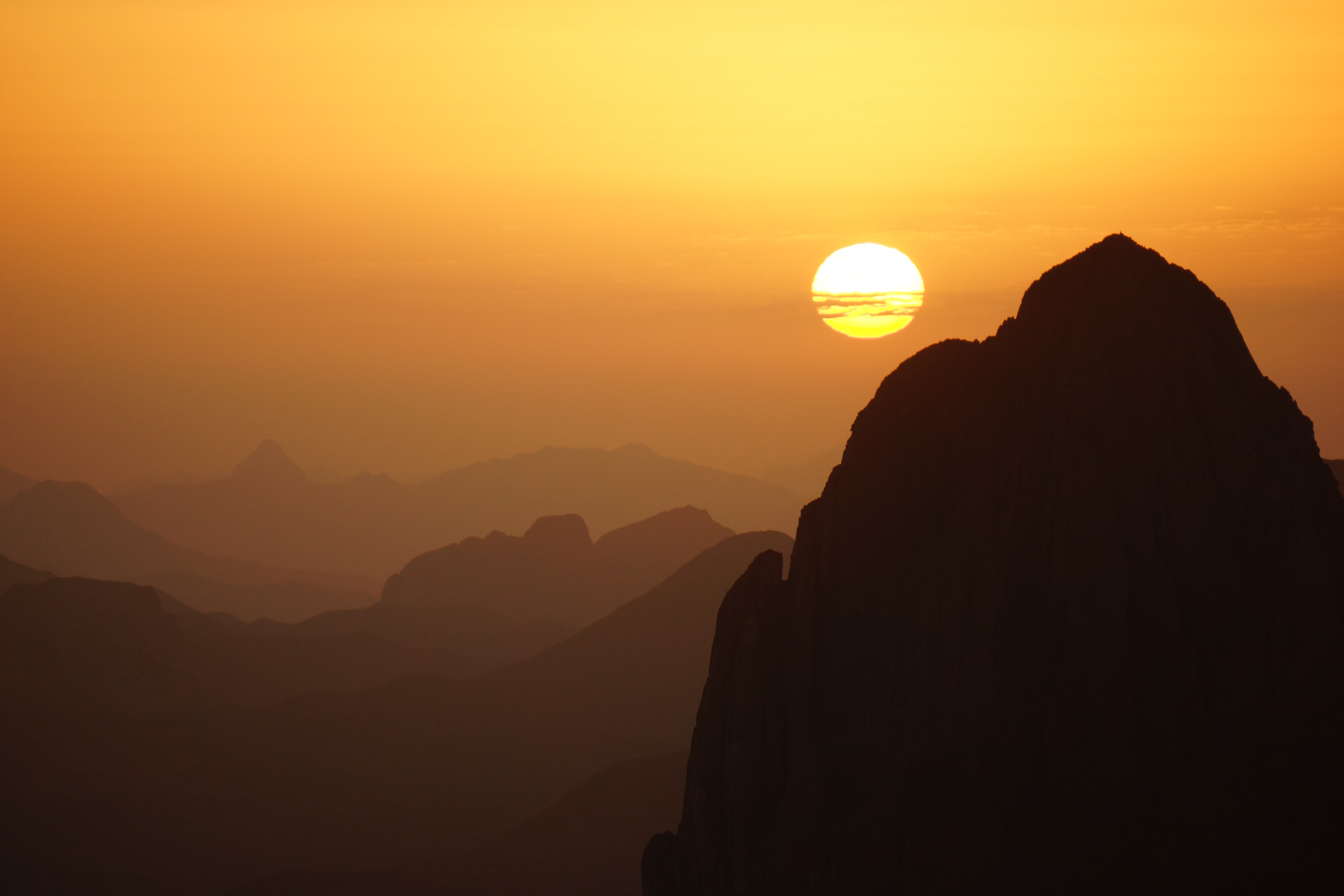Africa Algeria Assekrem Hoggar Mountains Mountain Sky Sun Sunset Tassili N 039 Ajjer 6000x4000