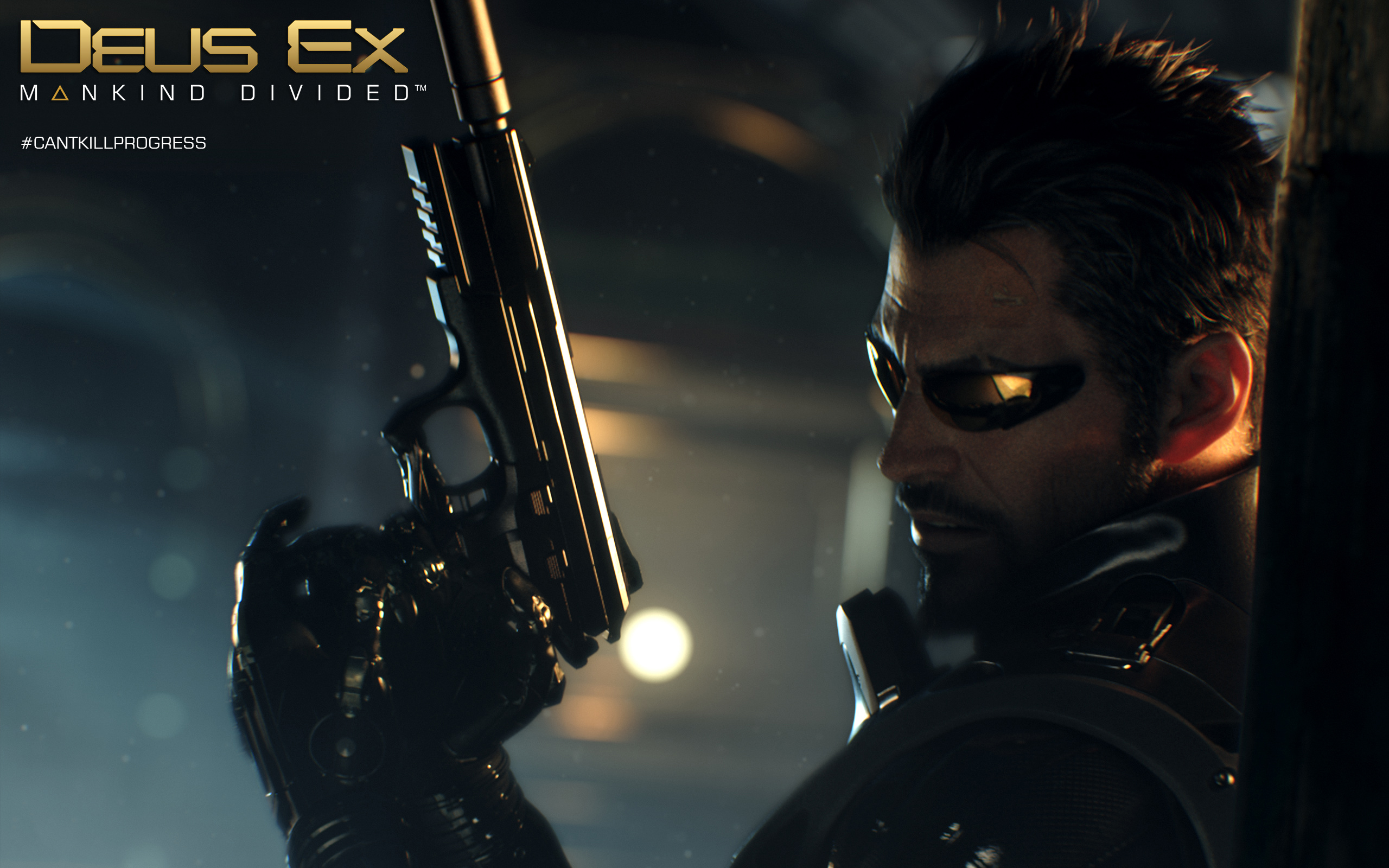 Adam Jensen Deus Ex Deus Ex Mankind Divided 2560x1600