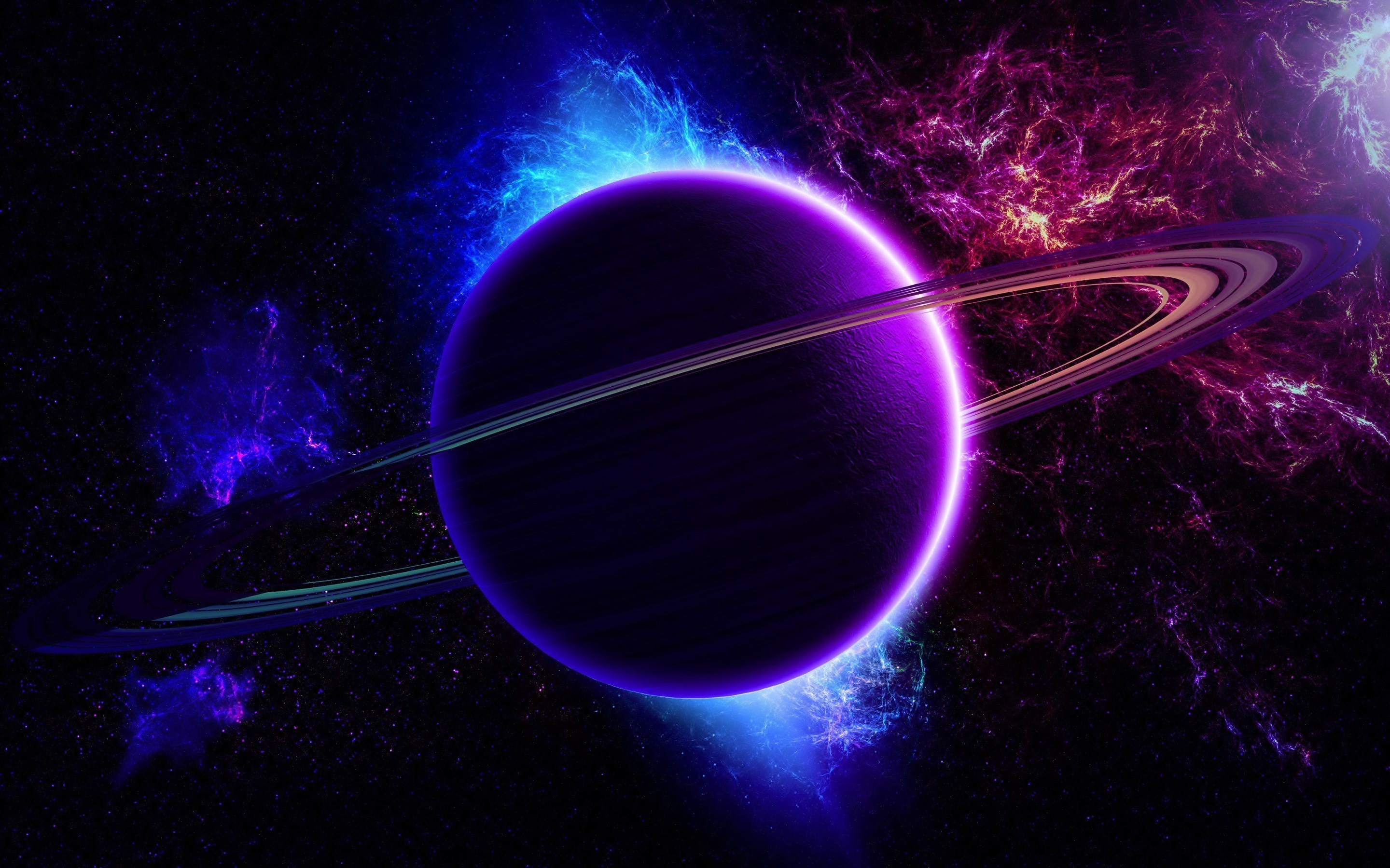 Sci Fi Planetary Ring 2880x1800