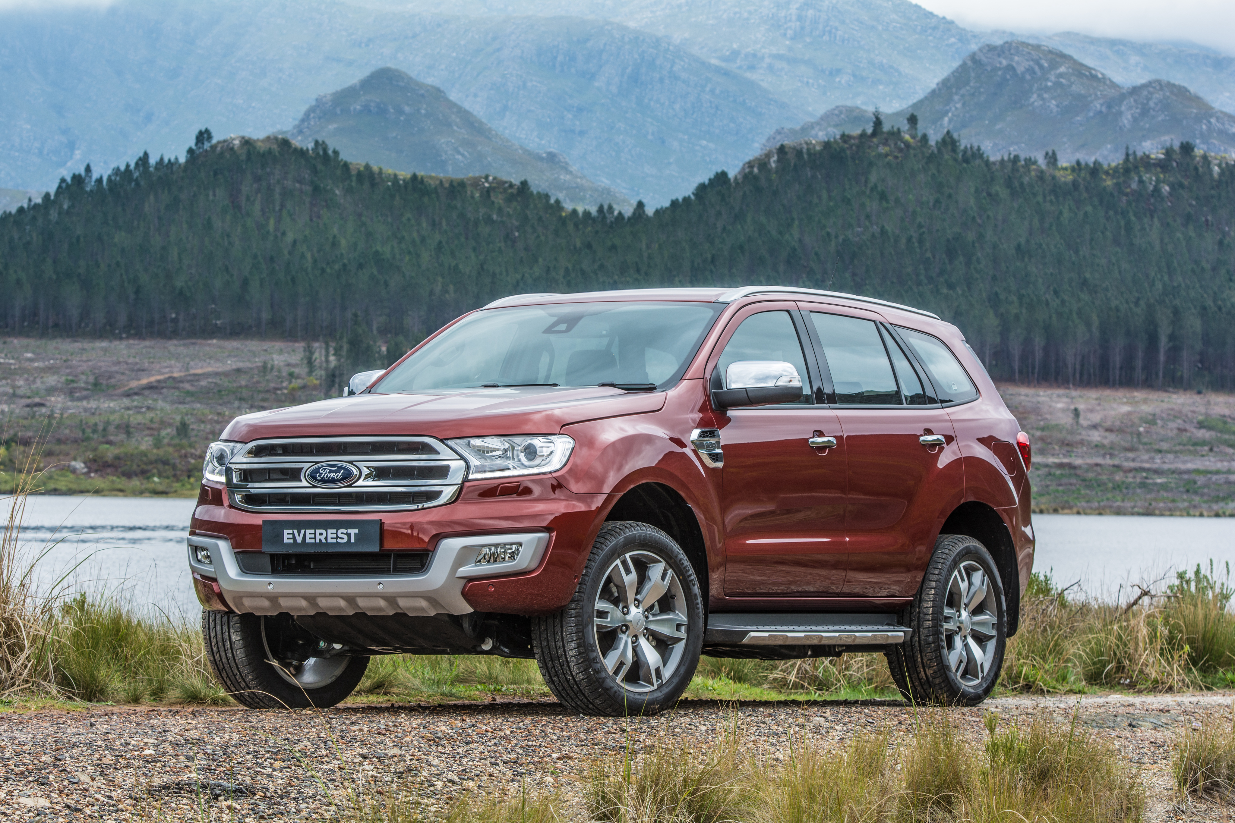 Car Ford Ford Everest Red Car Suv Vehicle 4096x2731