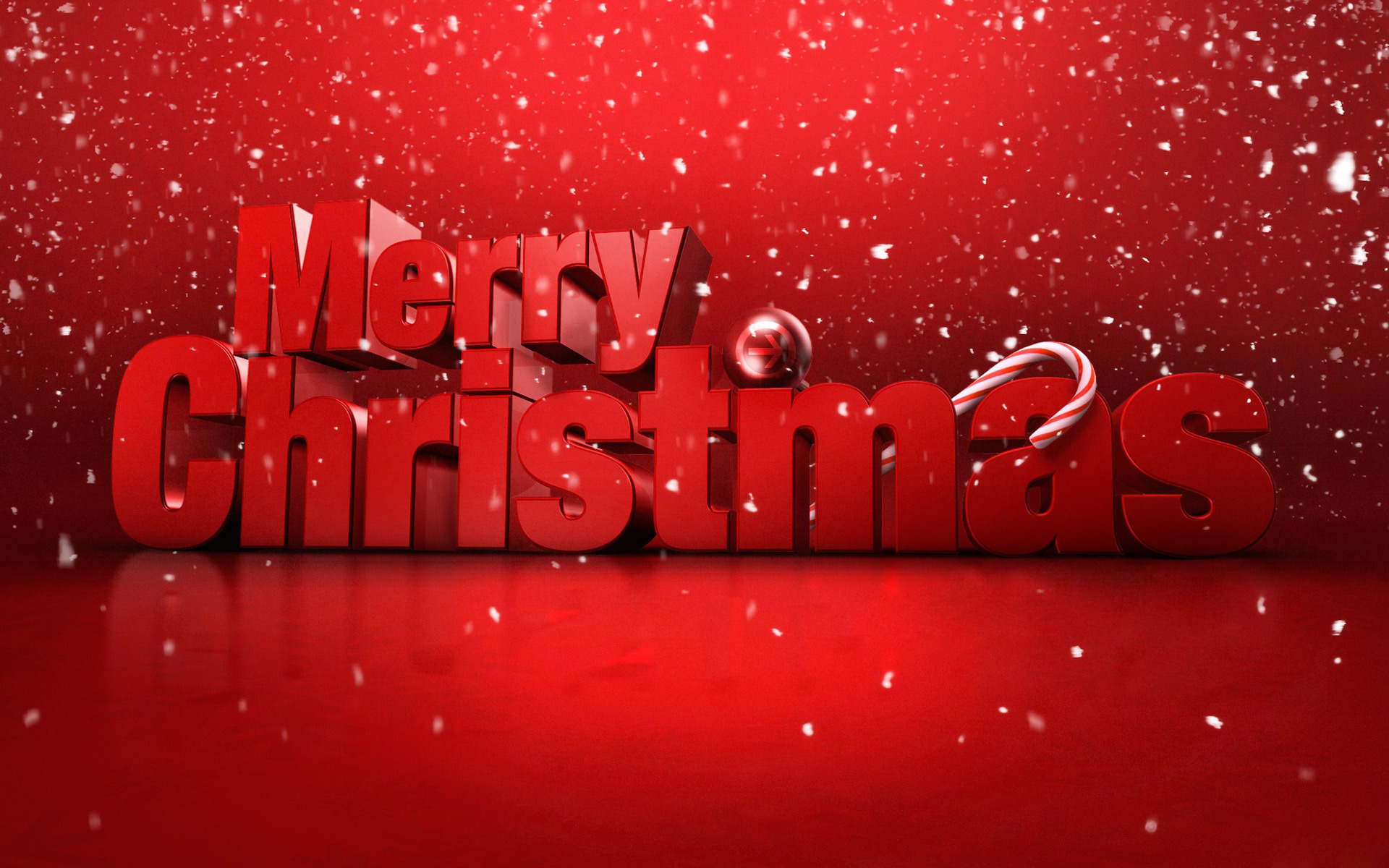 Candy Cane Christmas Holiday Merry Christmas Red 1920x1200