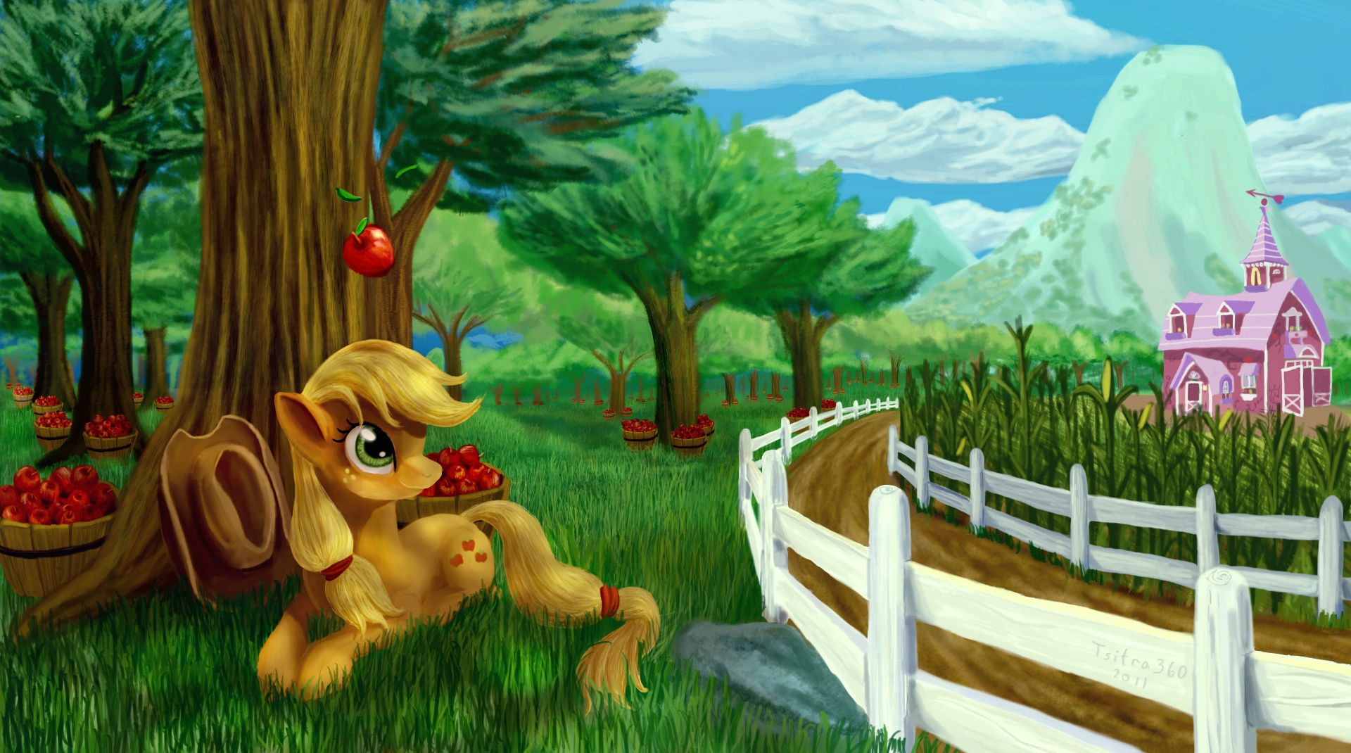Applejack My Little Pony 1920x1070