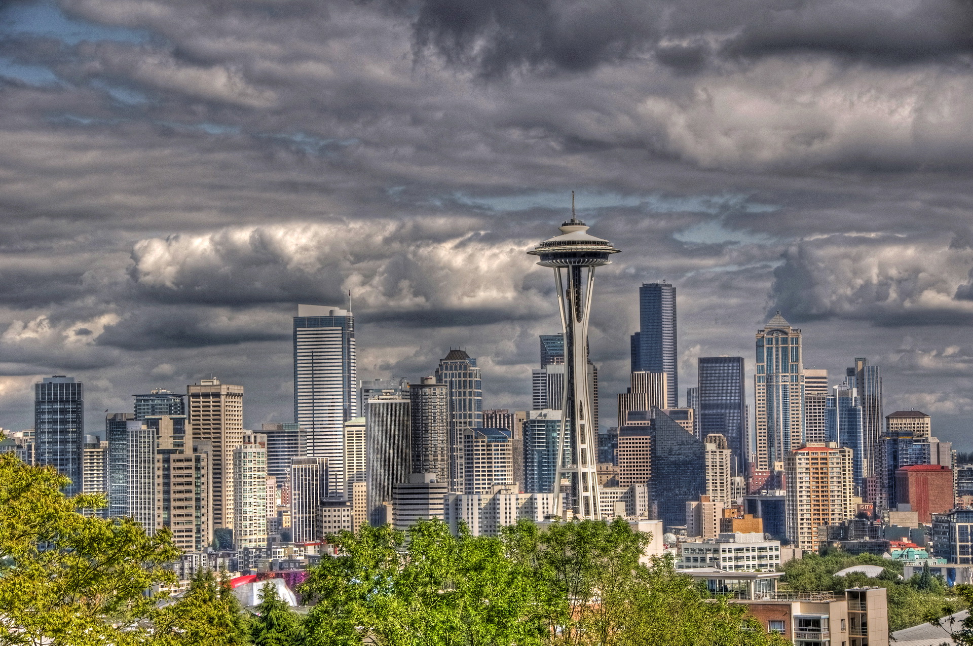 Hdr Seattle Space Needle 1920x1275