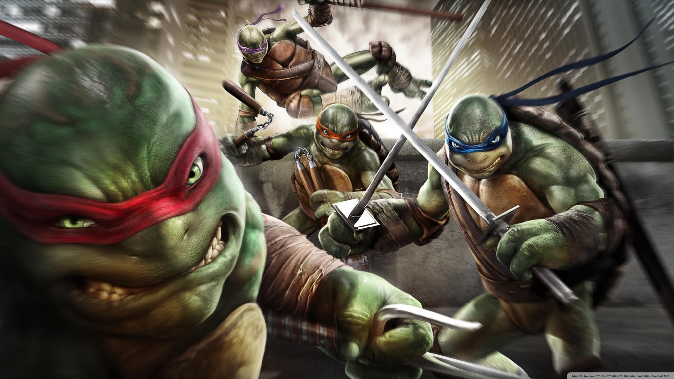 Video Game Teenage Mutant Ninja Turtles Out Of The Shadows 1366x768