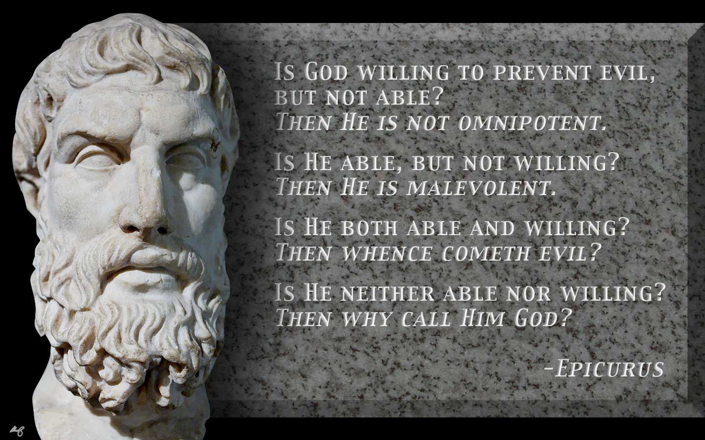 Epicurus God Philosophy 1440x900