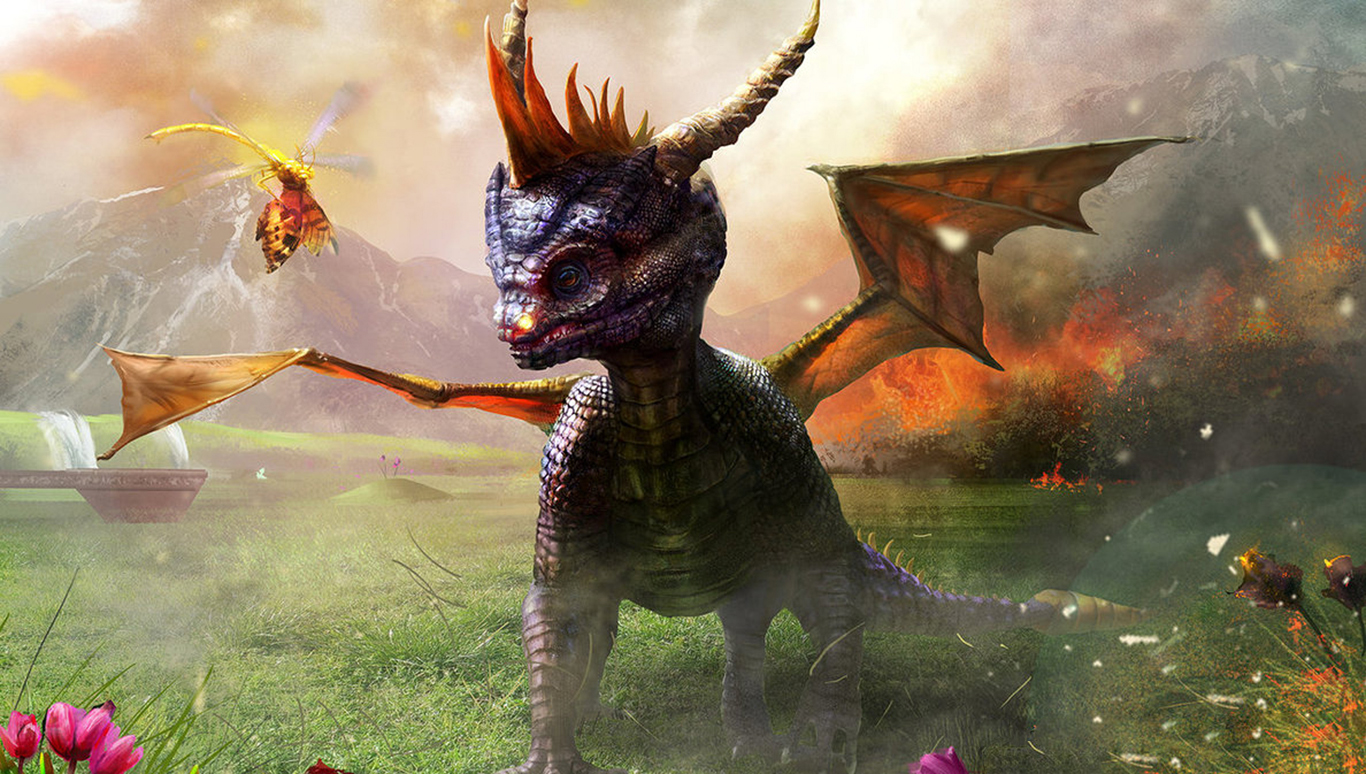 Sparx The Dragonfly Spyro Character 1366x774