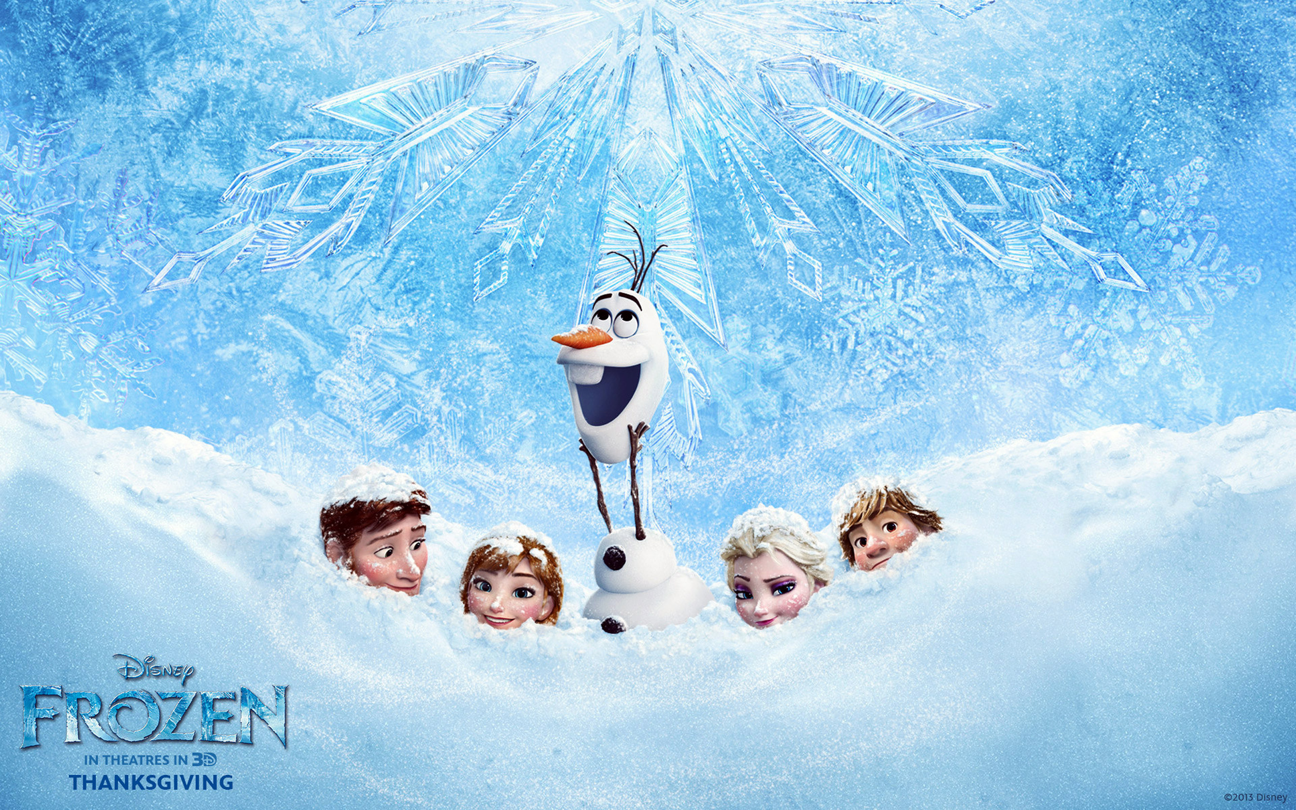 Anna Frozen Elsa Frozen Frozen Movie Hans Frozen Kristoff Frozen Olaf Frozen 2560x1600