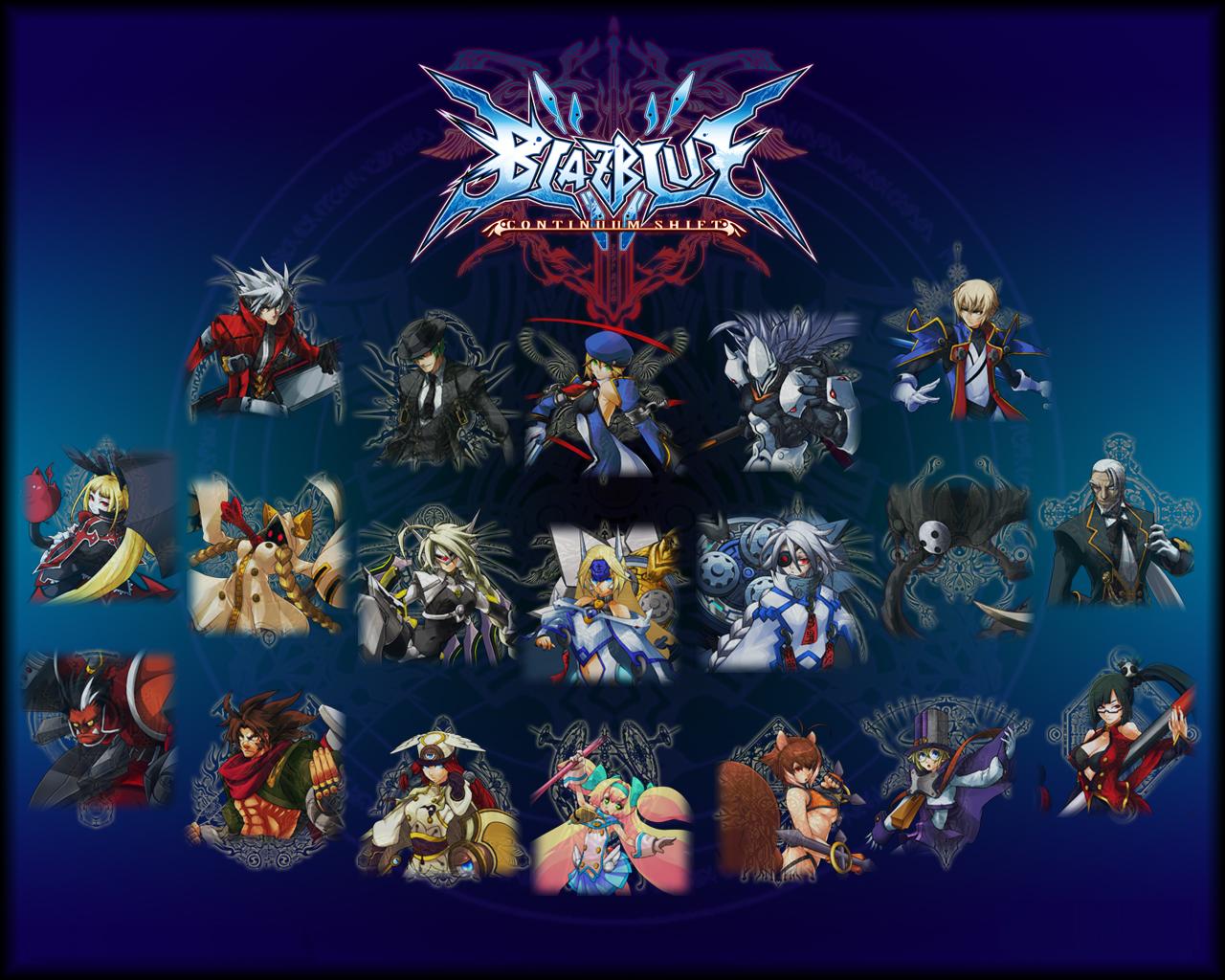 Anime Blazblue Blue 1280x1024