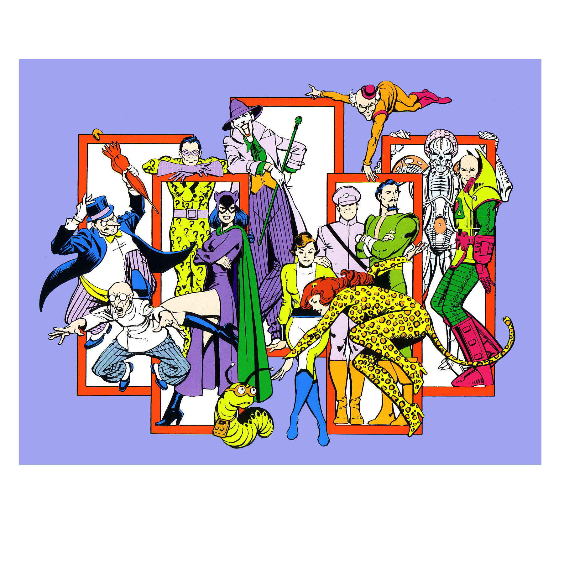 Joker Penguin Dc Comics Riddler Dc Comics 1800x1800