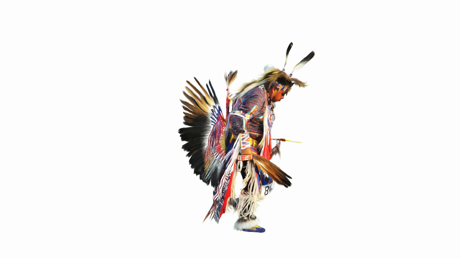 Artistic Native American 1920x1080