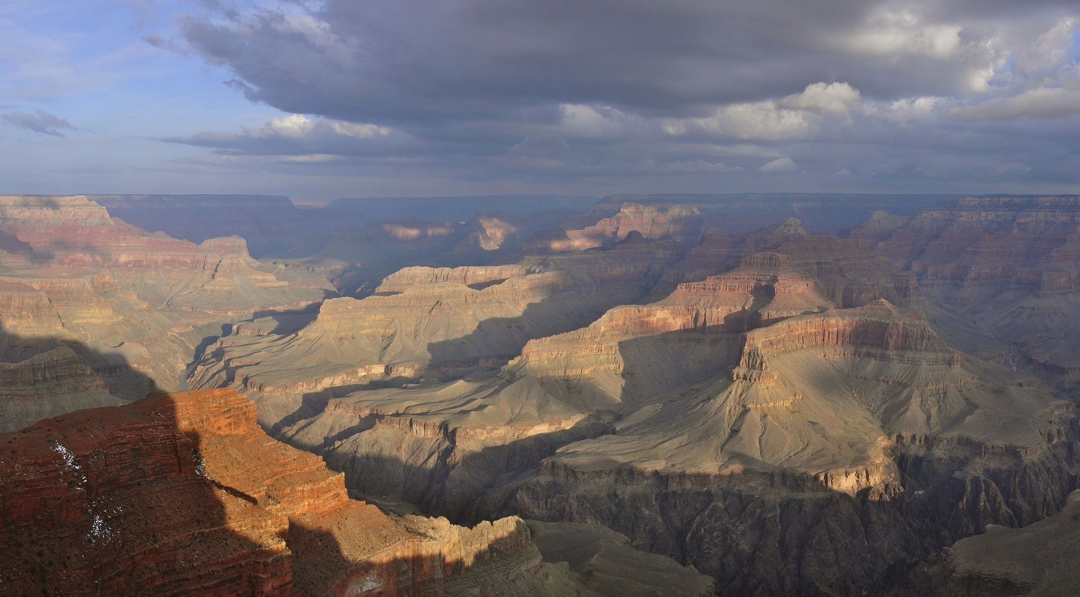 Arizona Grand Canyon Landscape National Park Rock Scenic Usa Wilderness 2200x1217