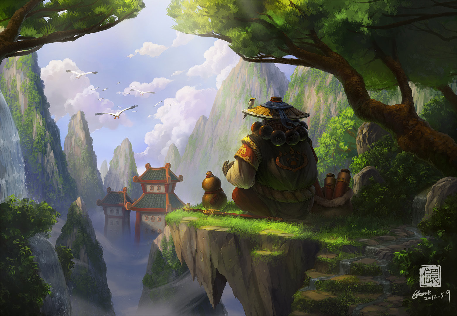 Kan Liu Warcraft World Of Warcraft Mists Of Pandaria 1562x1080