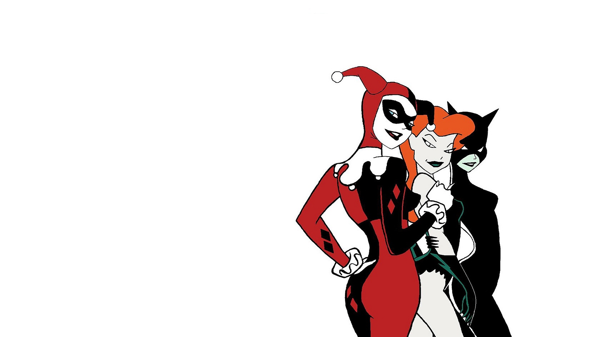 Catwoman Harley Quinn Poison Ivy 1920x1080