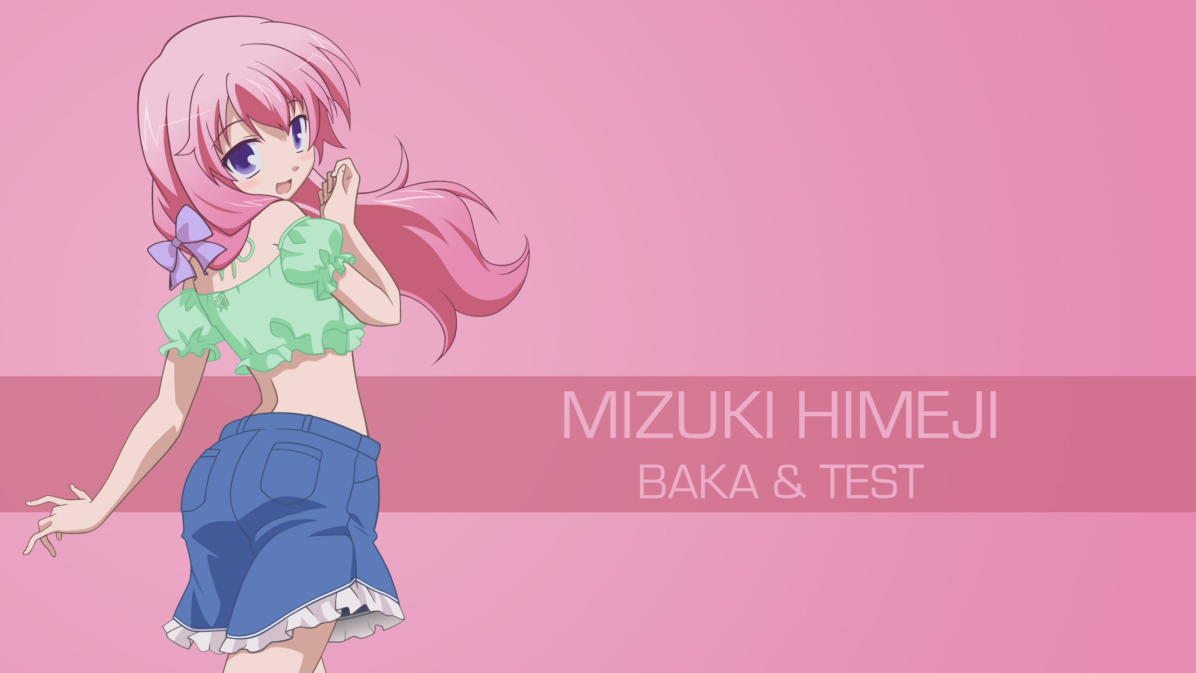 Anime Baka And Test 3840x2160