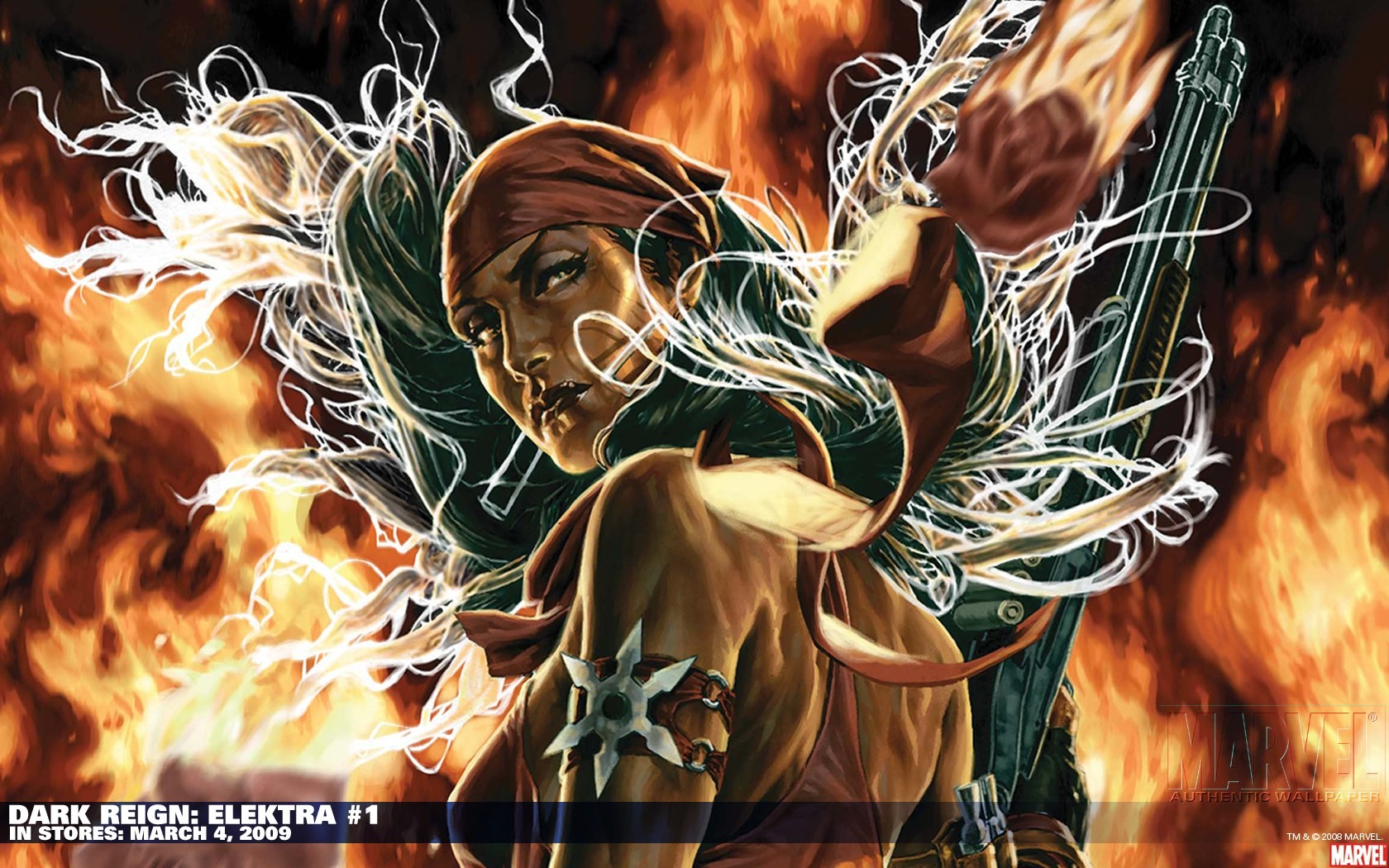 Elektra Marvel Comics 1680x1050