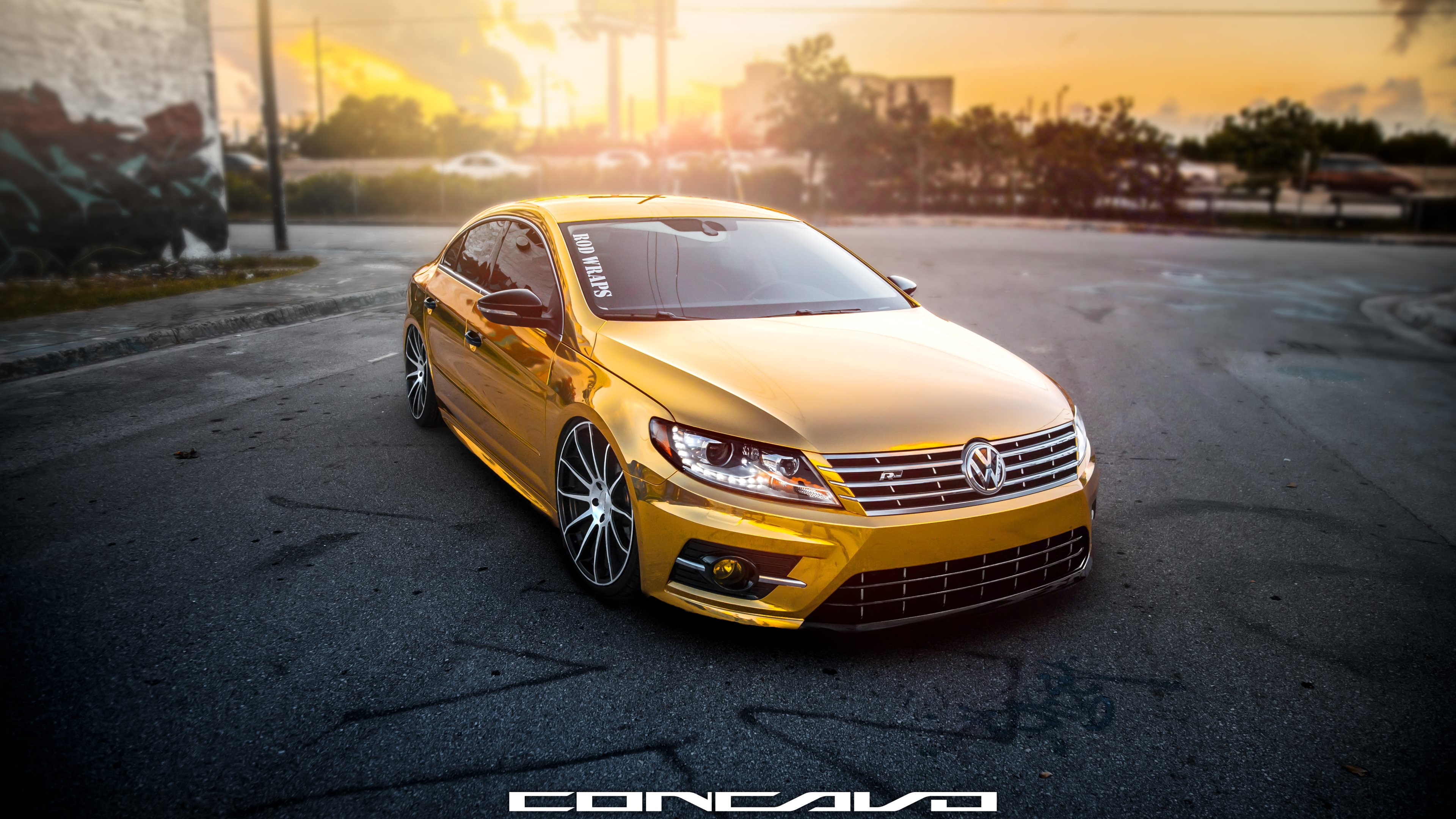 Vehicle Volkswagen Cc 3840x2160