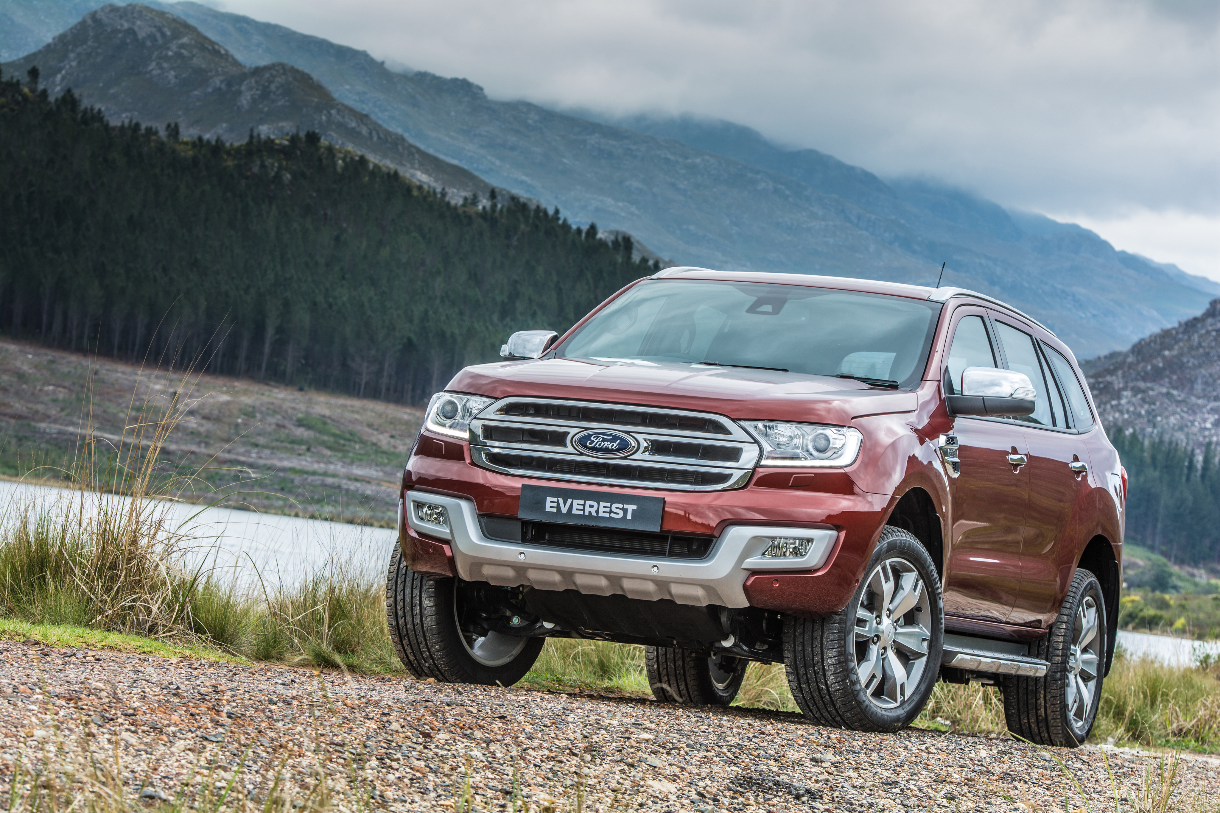 Car Ford Ford Everest Red Car Suv Vehicle 4096x2731