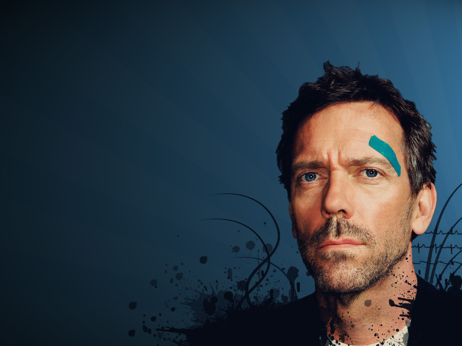 Gregory House Hugh Laurie 1600x1200