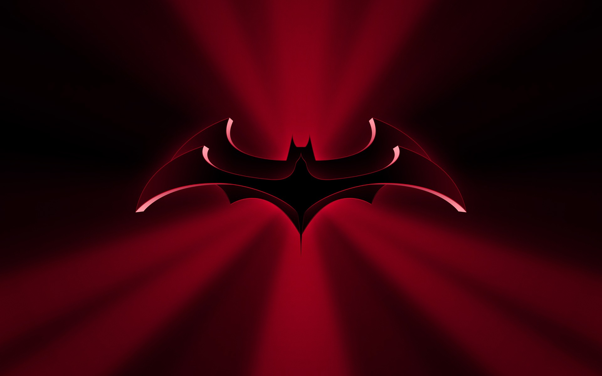Batman Batman Logo Dc Comics Red 1920x1200