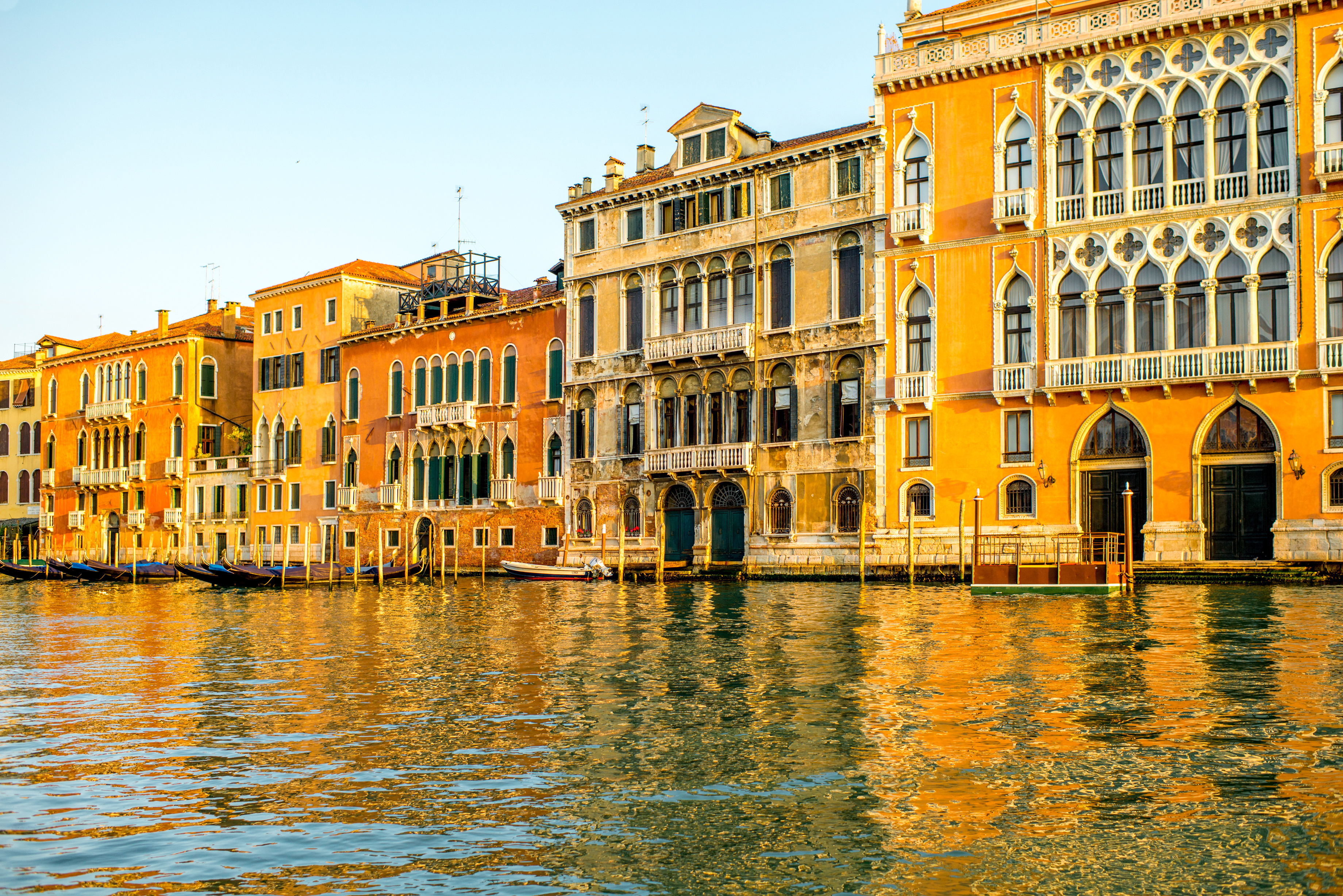 Architecture Building Grand Canal House Venice 3680x2456