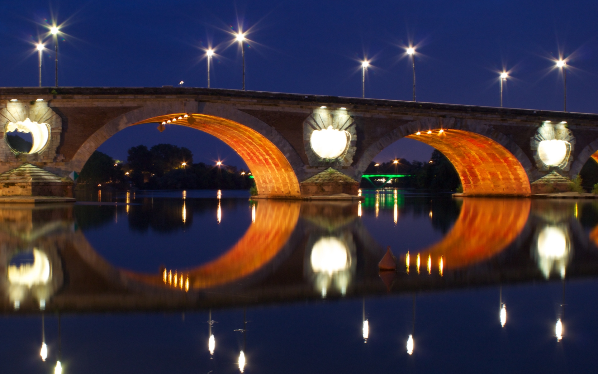 Man Made Pont Neuf Toulouse 1920x1200