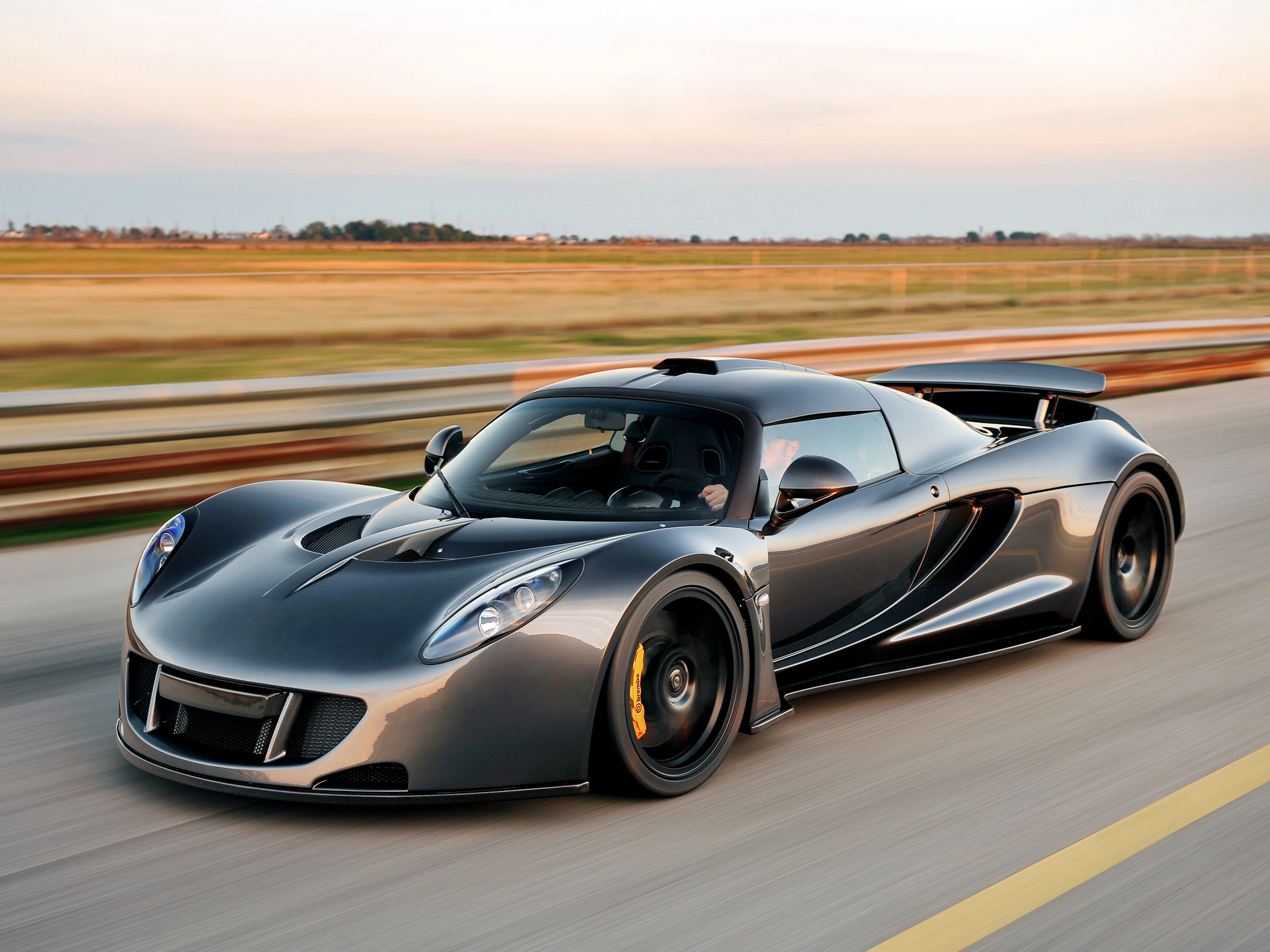 Car Hennessey Hennessey Venom Gt Silver Car Supercar Vehicle 2048x1536