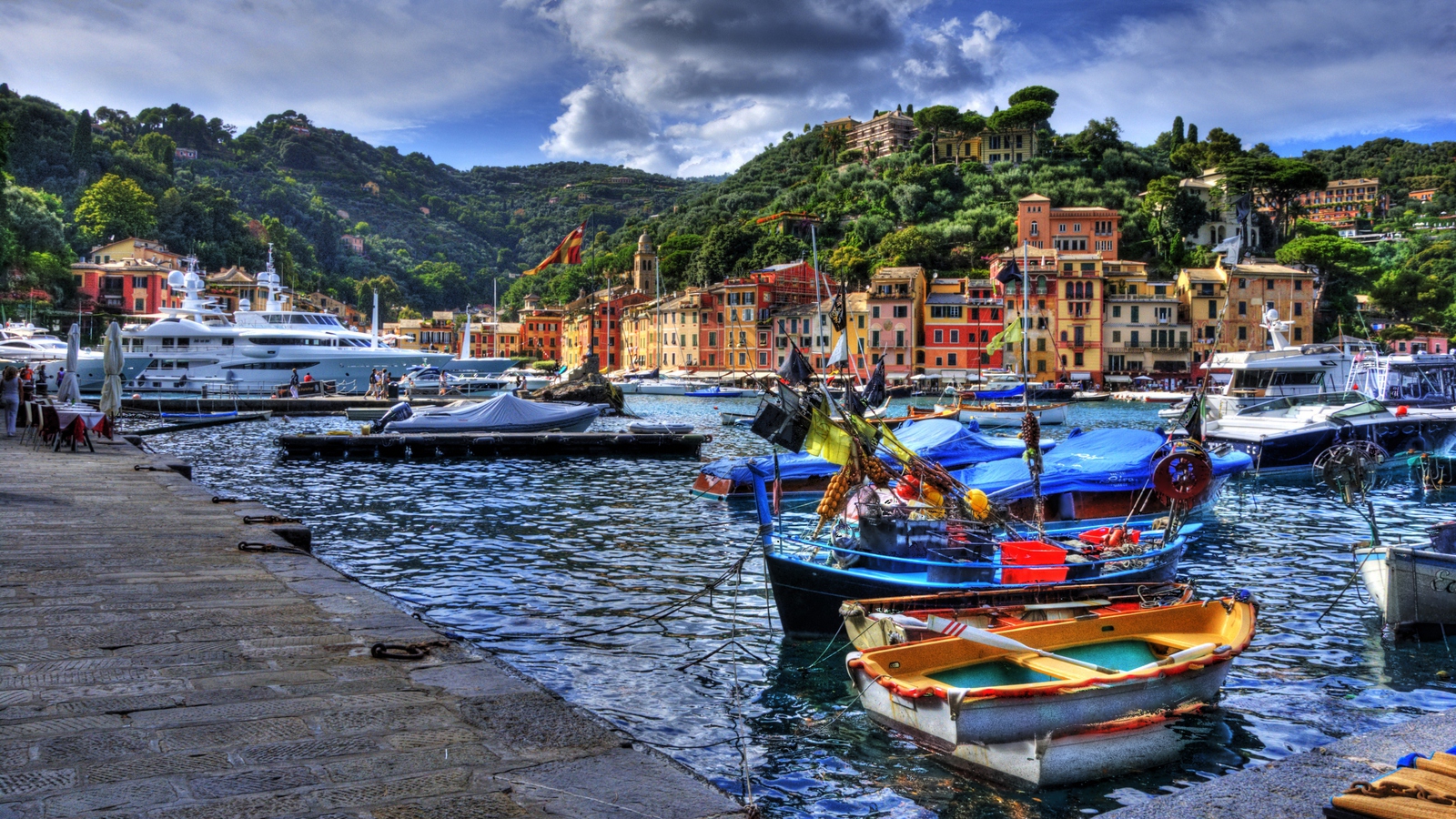 Boat Italy Portofino 1600x900