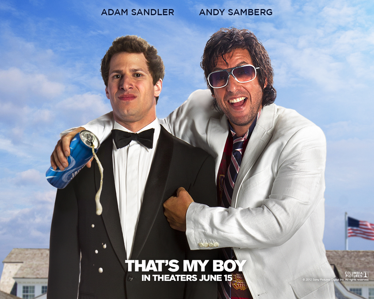 Adam Sandler Andy Samberg 1280x1024