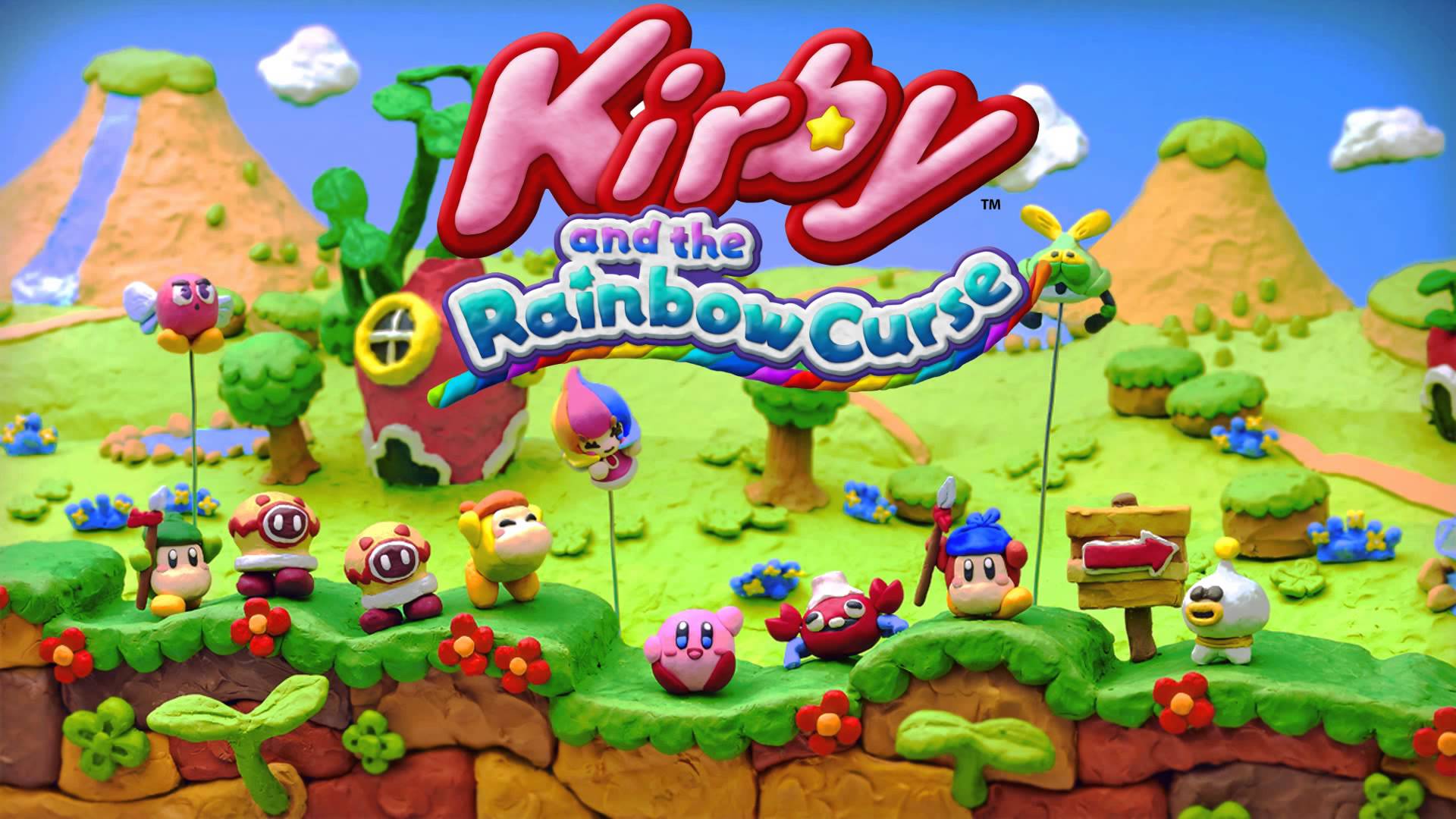 Video Game Kirby And The Rainbow Curse 1920x1080