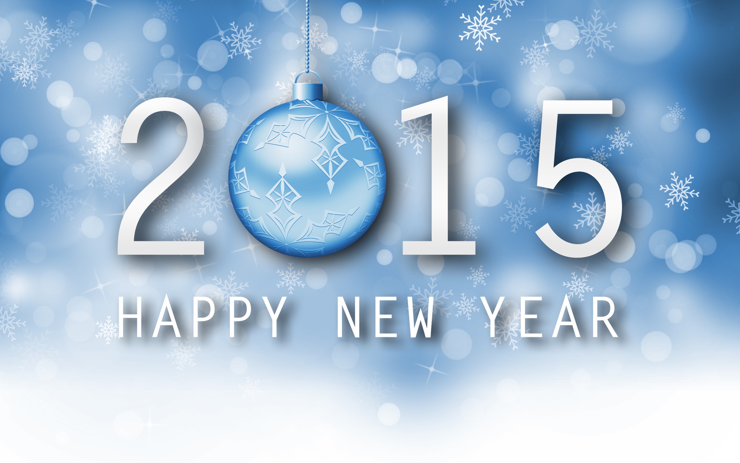 Holiday New Year New Year 2015 2560x1600