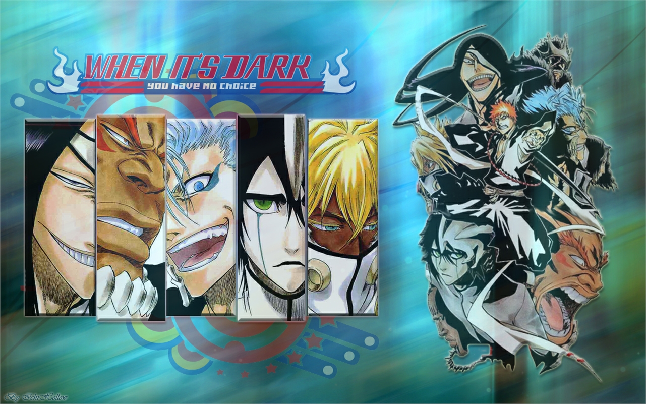 Grimmjow Jaegerjaquez Ichigo Kurosaki Nnoitra Gilga Tier Halibel Ulquiorra Cifer Yammy Llargo 1281x801