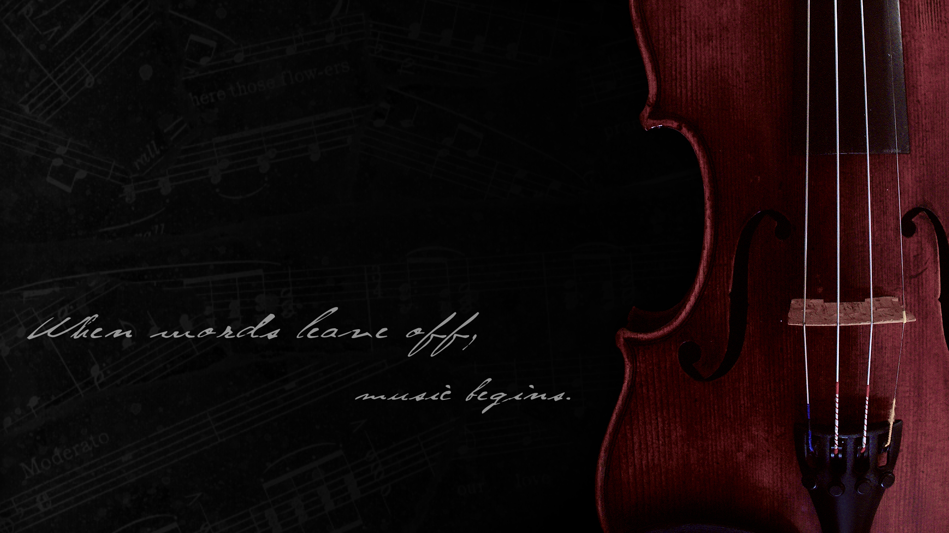 Music Violin 1920x1080