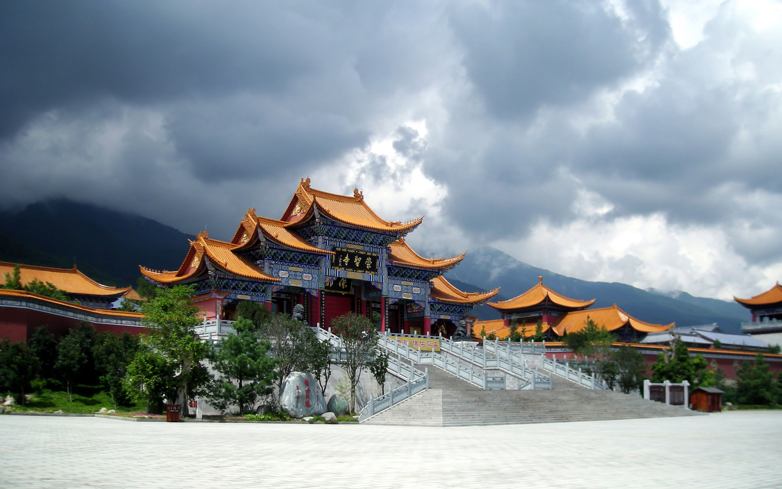 China Pagoda Temple 2560x1600