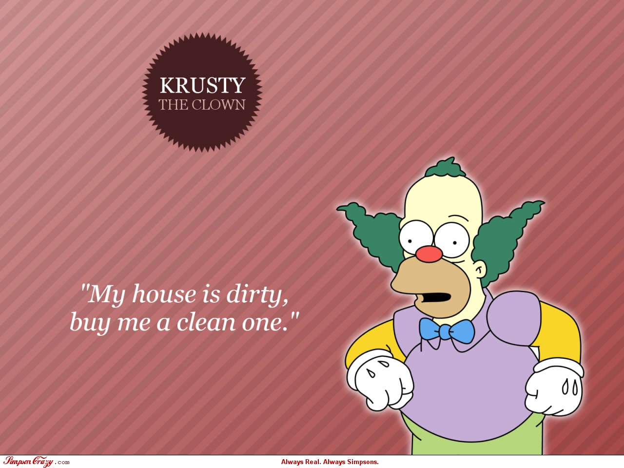 Krusty The Clown The Simpsons 1280x960