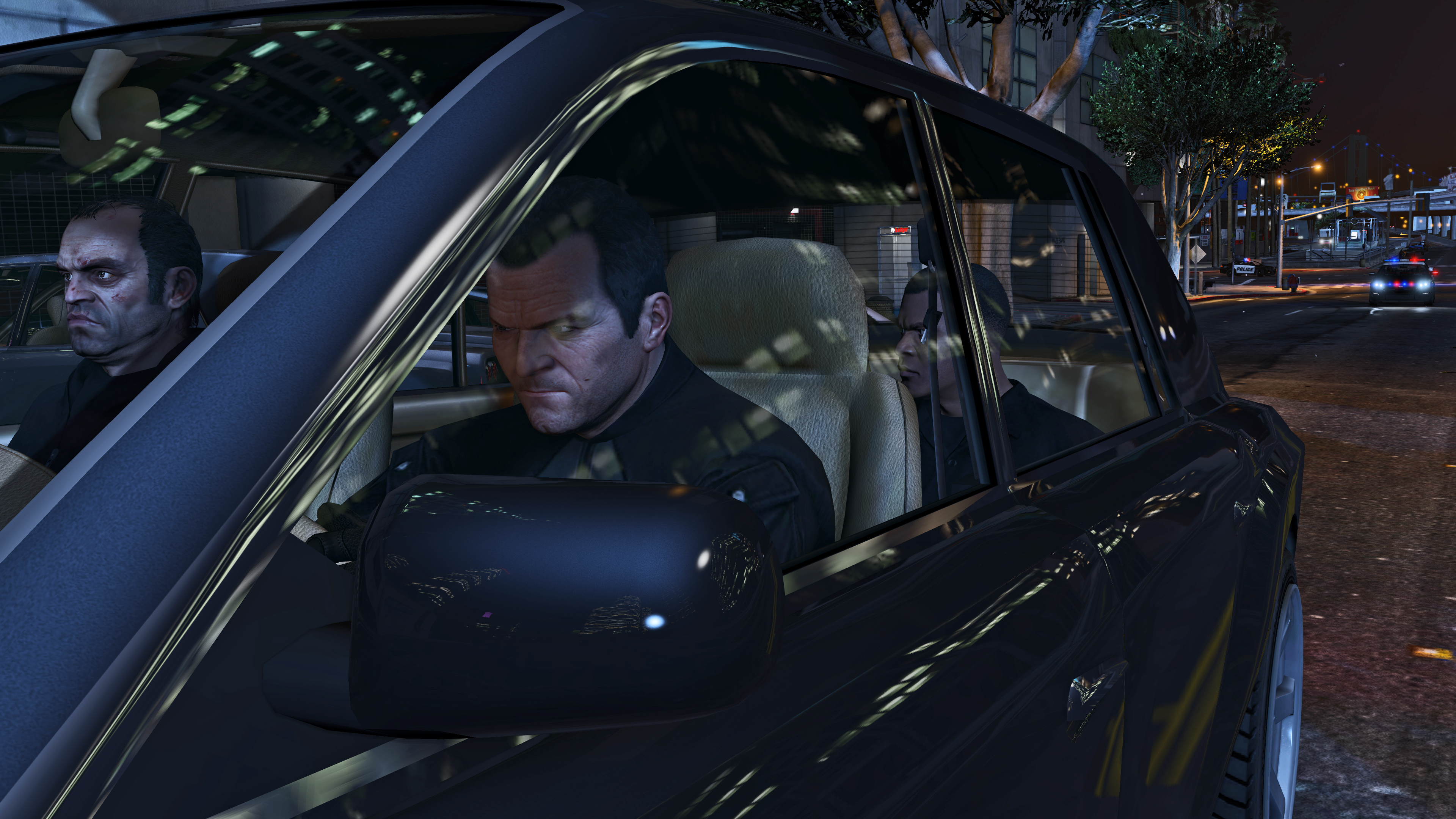 Franklin Clinton Grand Theft Auto V Michael De Santa Trevor Philips 3840x2160