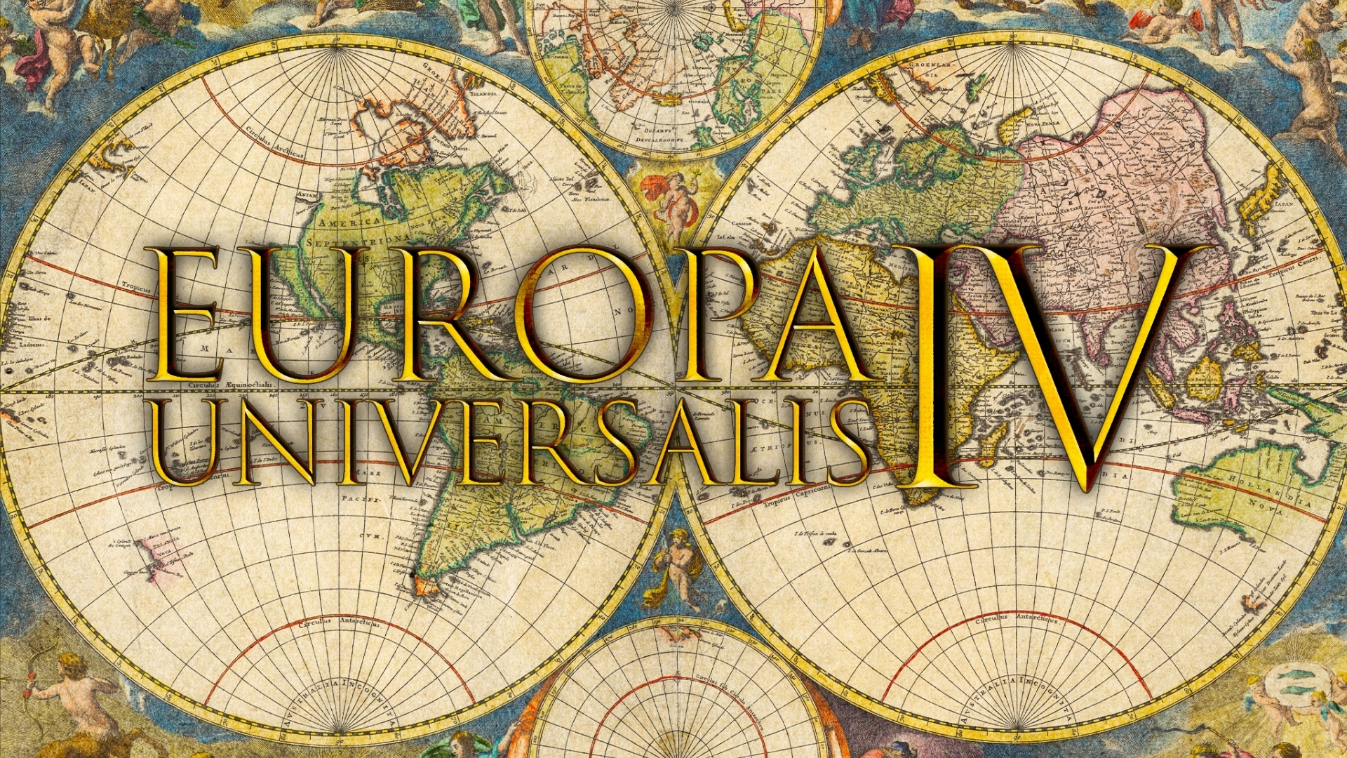 Europa World Map War Games Posters Video Games Europa Universalis IV Paradox Interactive 1920x1080