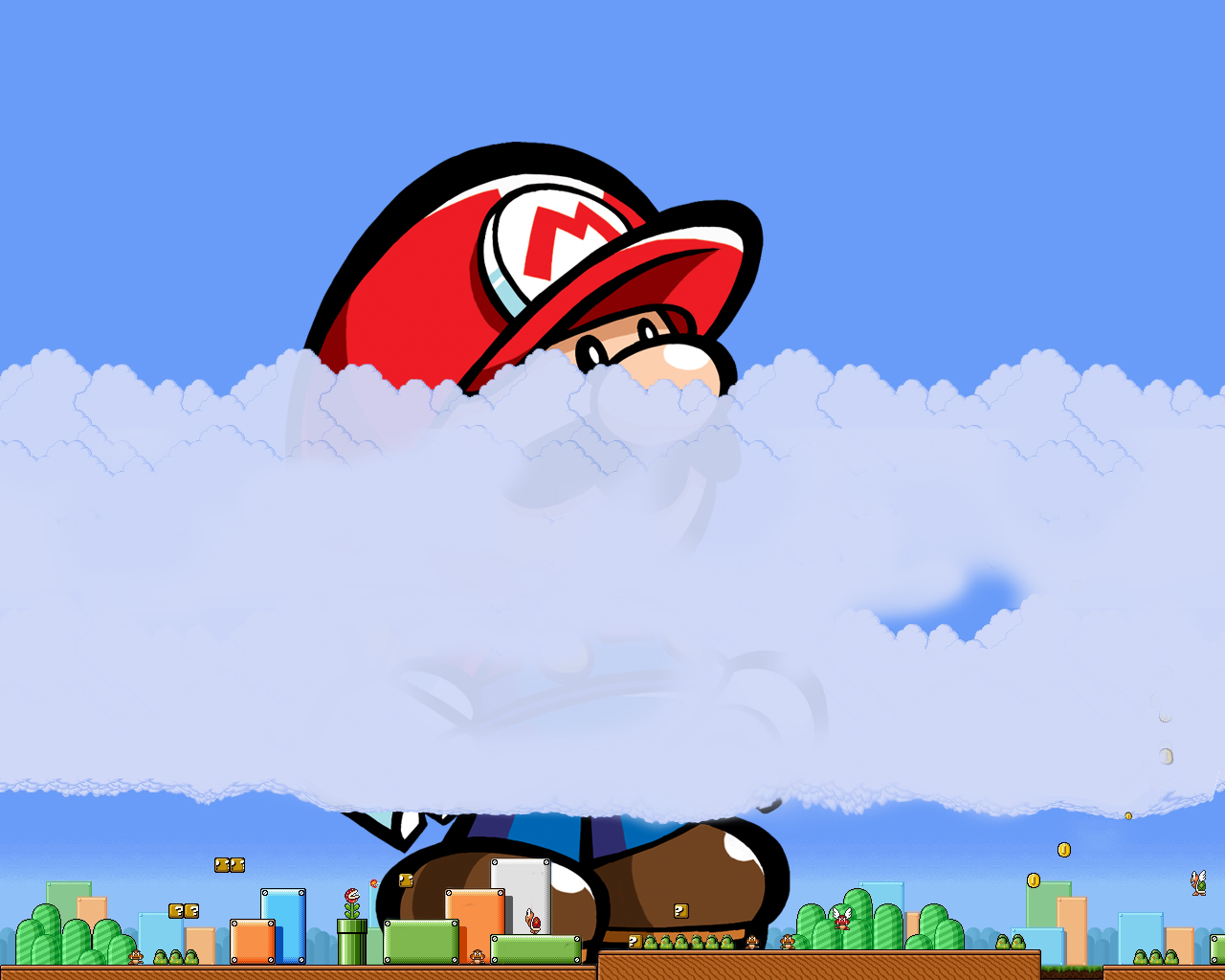 Video Game Mario 1280x1024