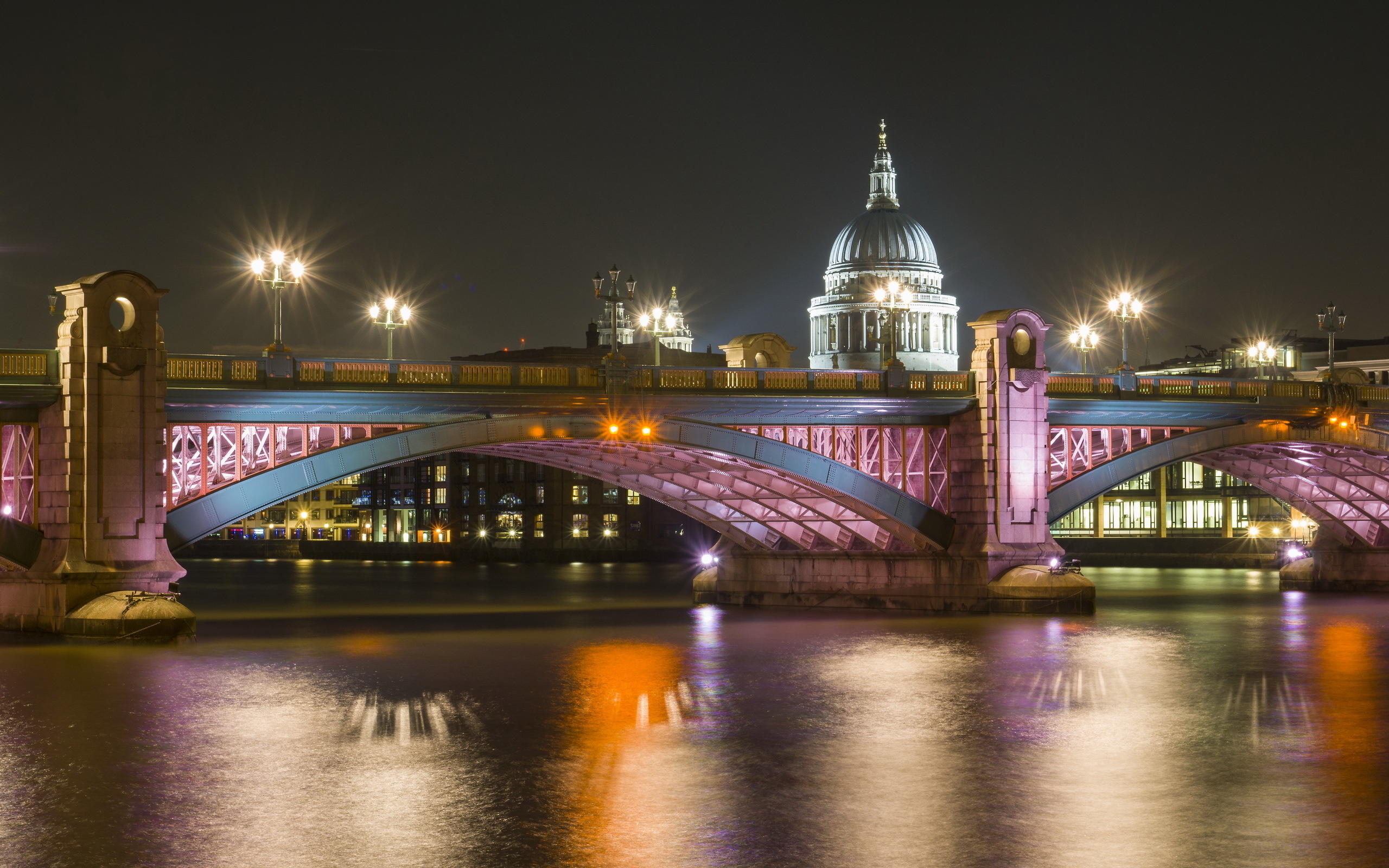 London Southwark Bridge 2560x1600