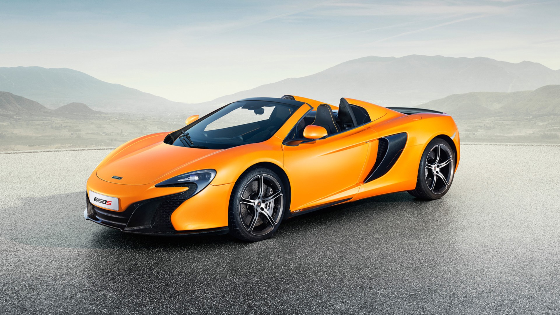 Car Mclaren Mclaren 650s Mclaren 650s Spider Orange Car Supercar Vehicle 1920x1080