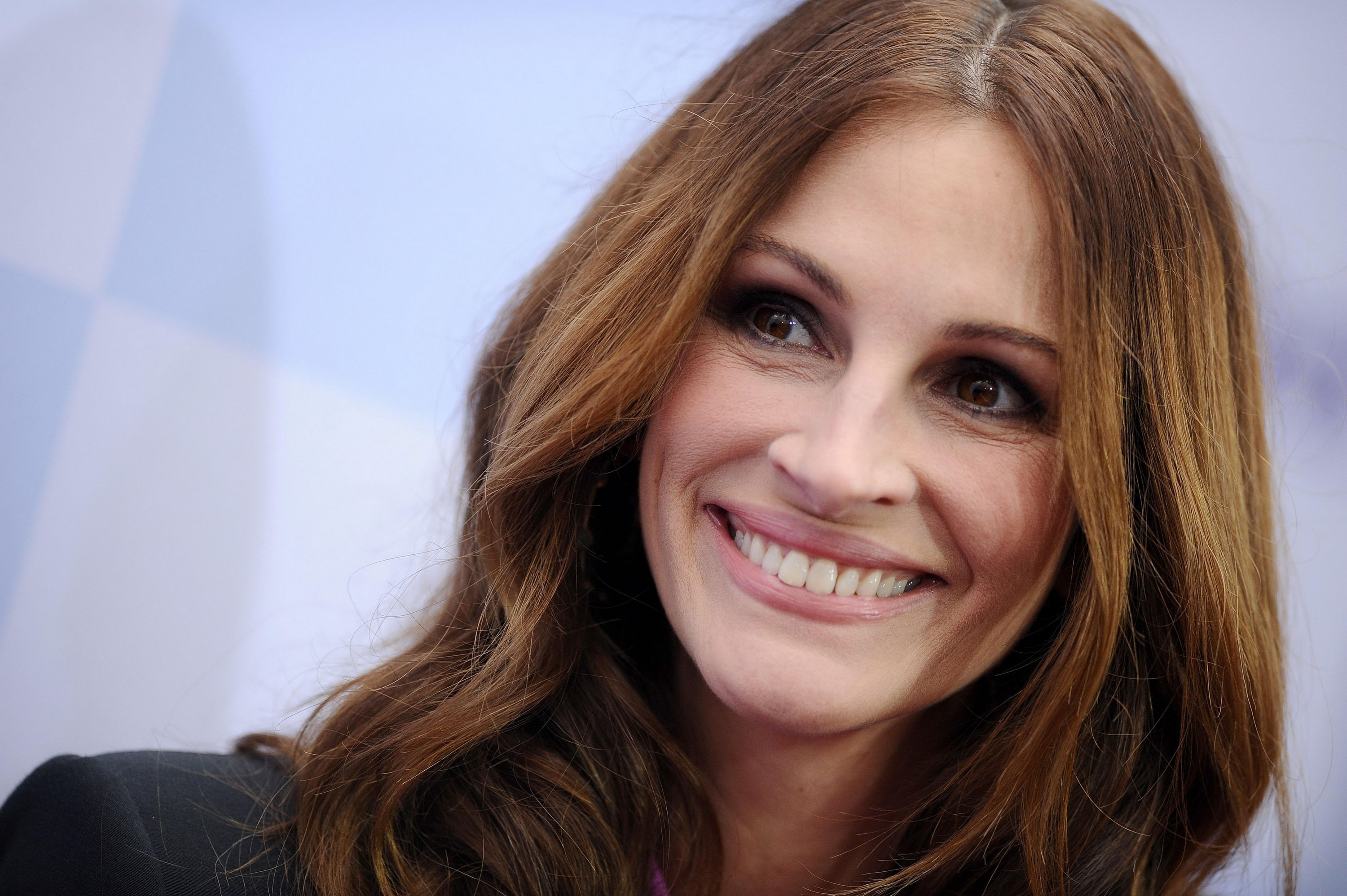 Actress American Brown Eyes Brunette Face Julia Roberts Smile 3000x1996