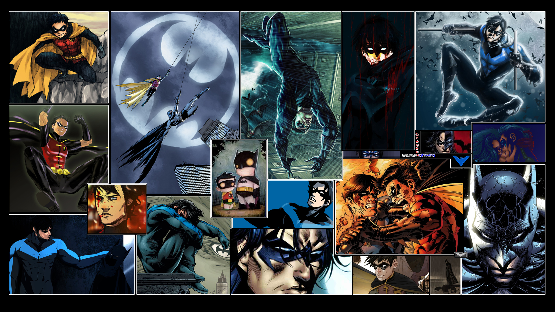 Batman Dc Comics Dick Grayson Nightwing Robin Dc Comics 1920x1080