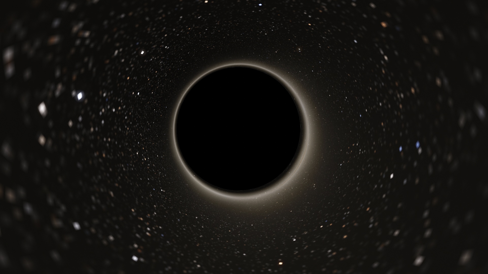 Black Hole Distortion Space Space Engine 1920x1080