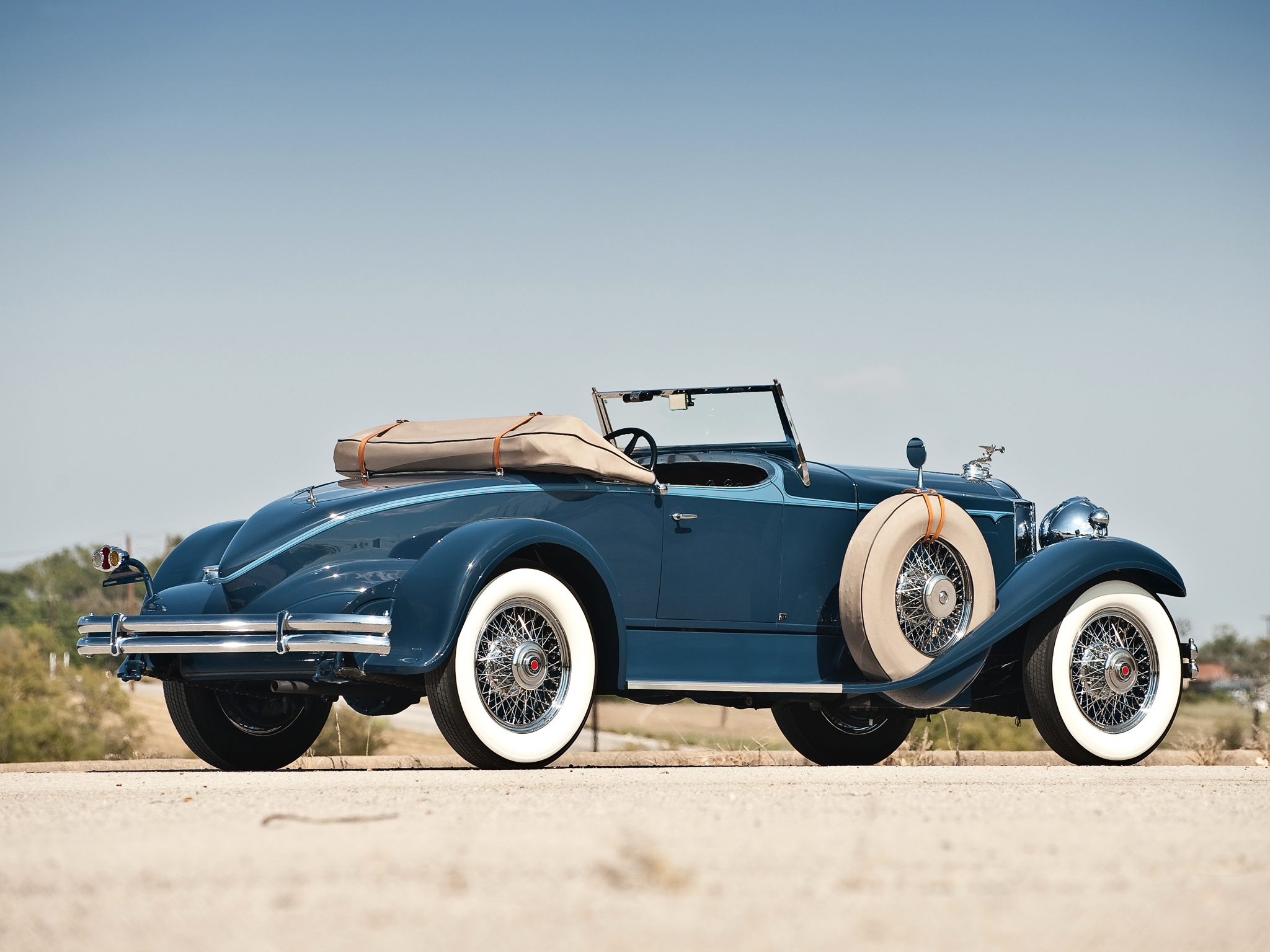 1930 Packard Speedster Eight Boattail Roadster Luxury Car Vintage Car 2048x1536