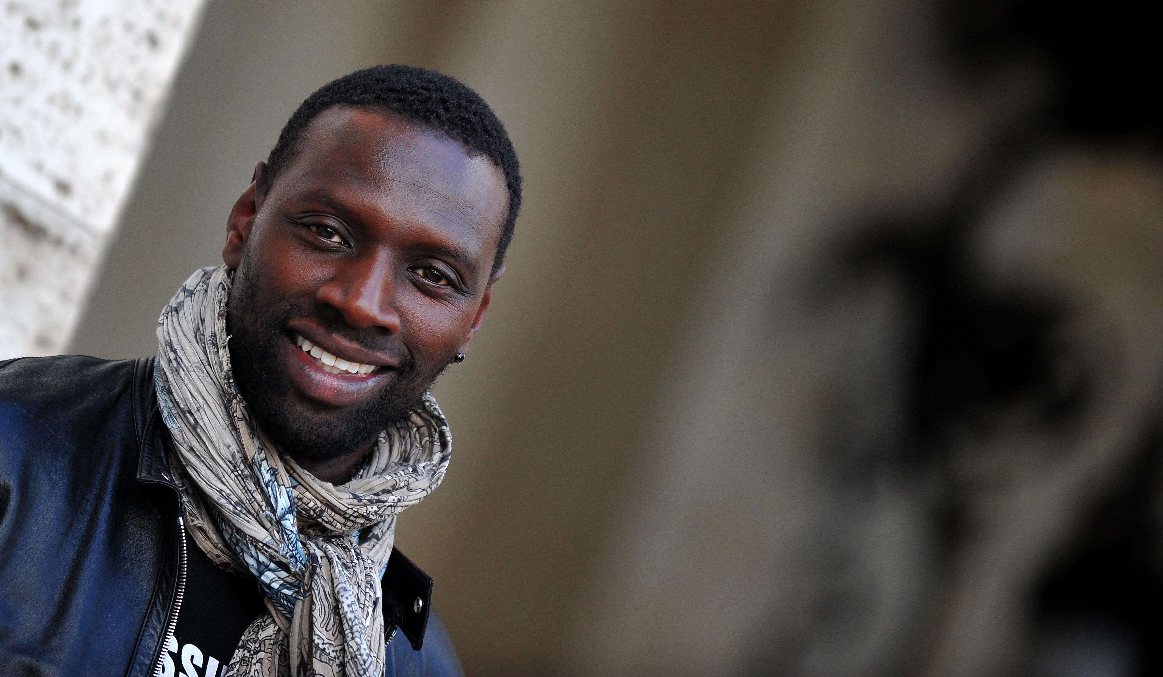 Actor French Omar Sy Smile 3700x2156