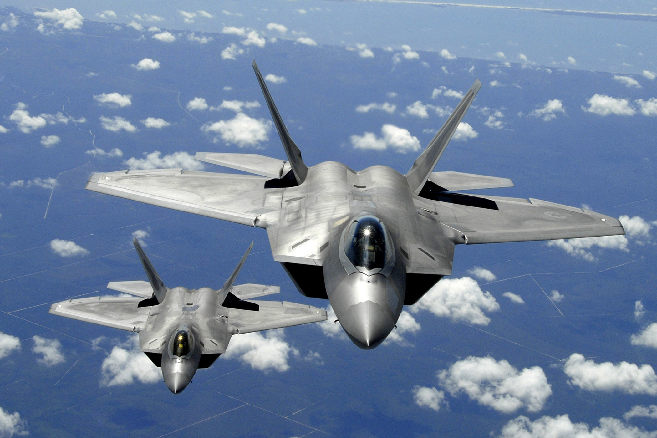 Lockheed Martin F 22 Raptor United States Air Force 2100x1400