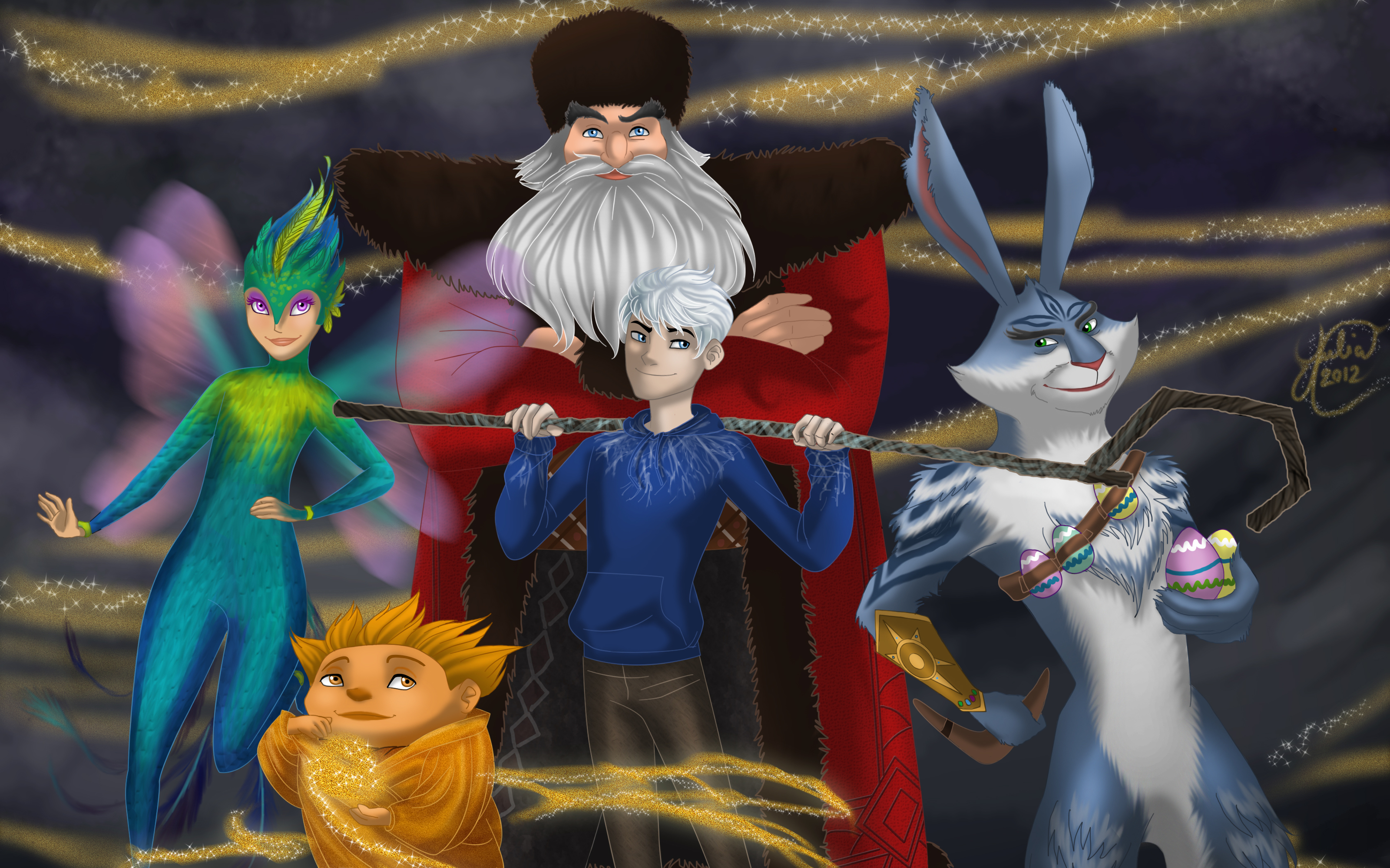 E Aster Bunnymund Jack Frost North Rise Of The Guardians Tooth Rise Of The Guardians 3200x2000
