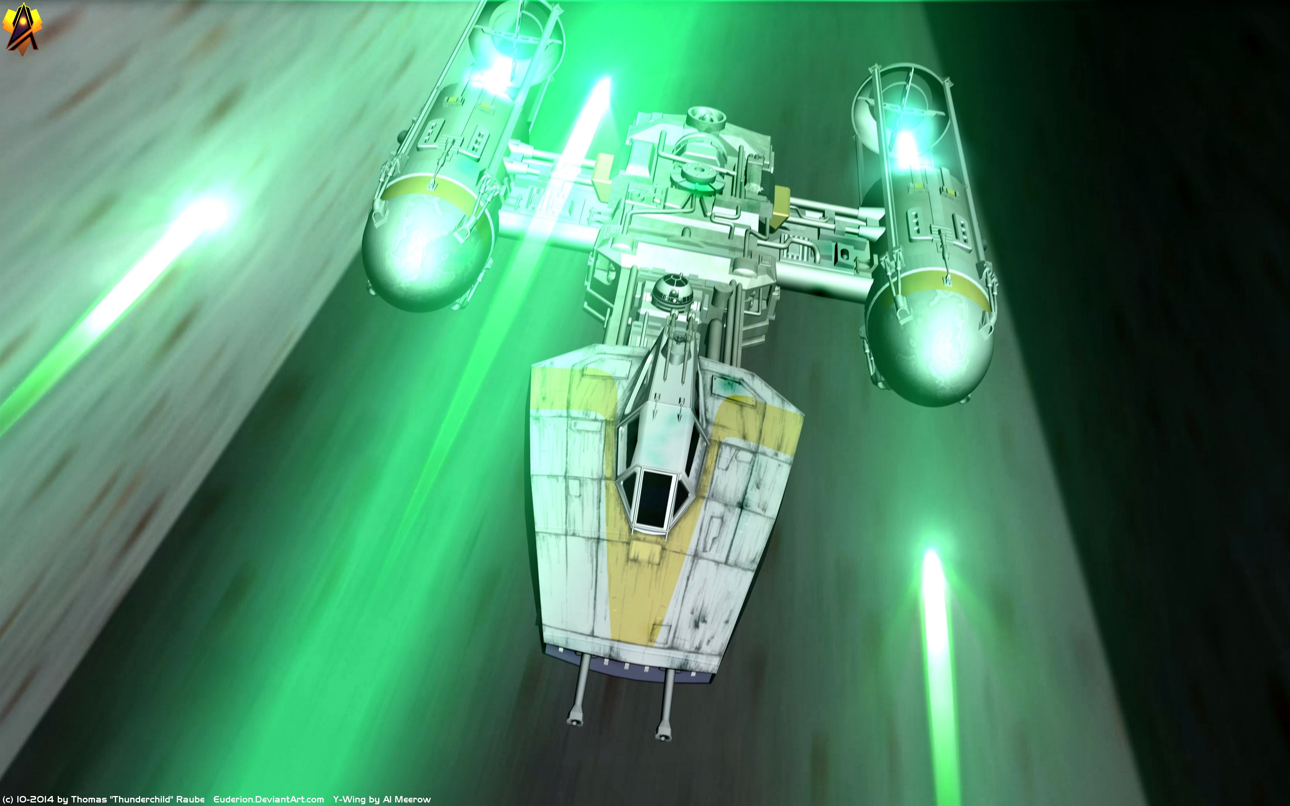Sci Fi Spaceship Star Wars Starfighter Starship Y Wing 4400x2750