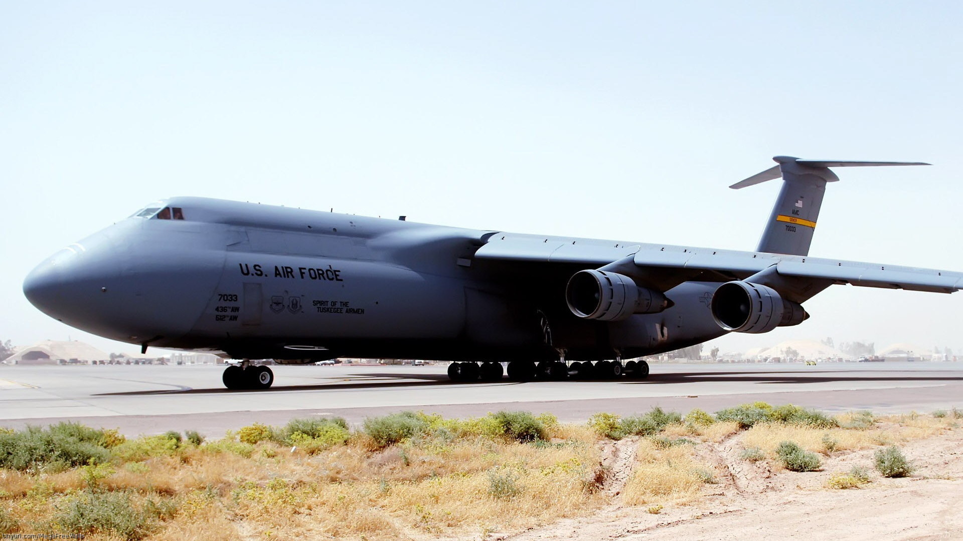 Air Force Airplane Cargo Aircraft Cargo Plane Lockheed C 5 Galaxy Military 1920x1080